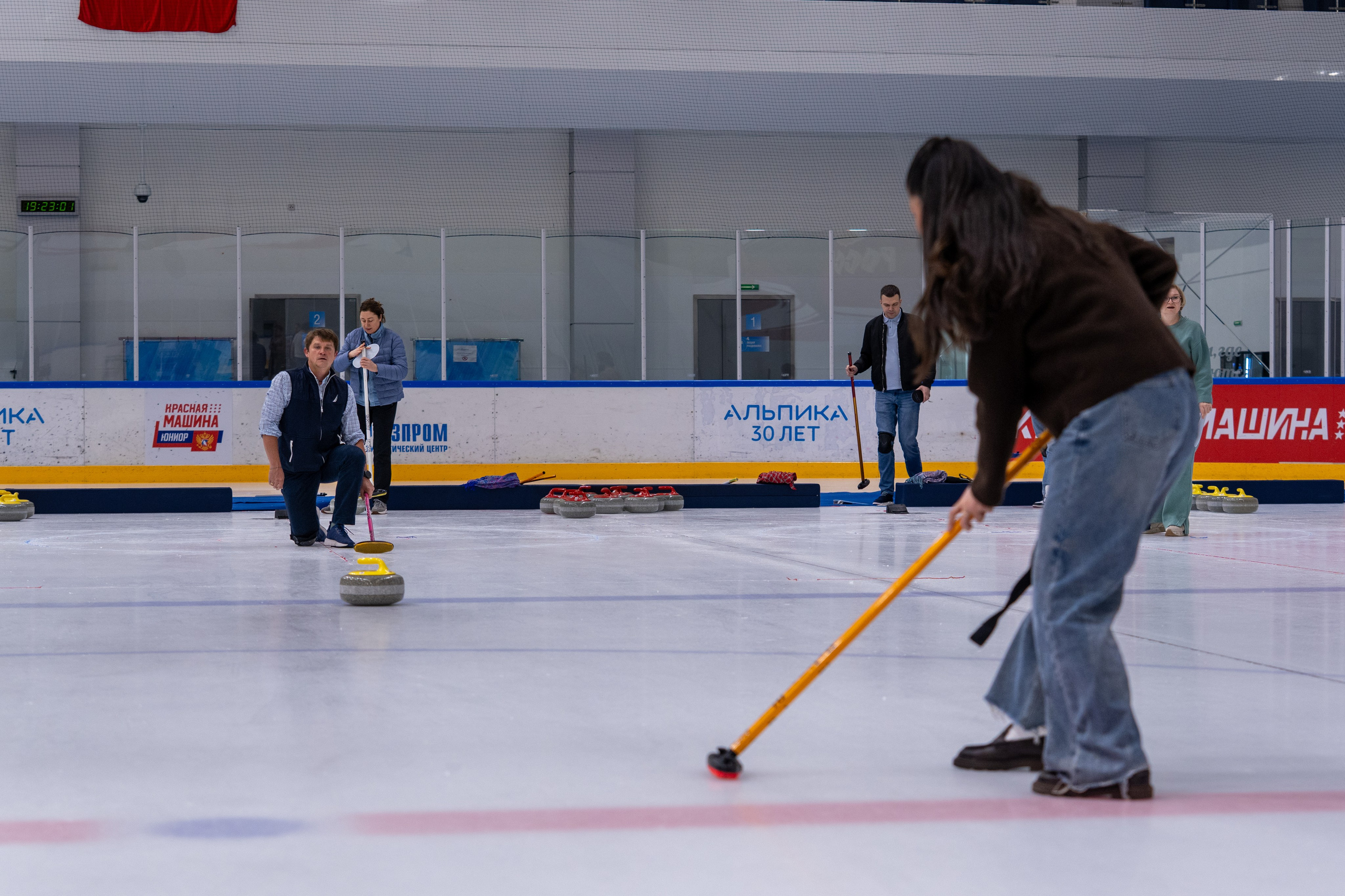 Керлинг для компании Р-Фарм. Репортажный фотограф в Красной Поляне и Сочи Павлюченко Екатерина