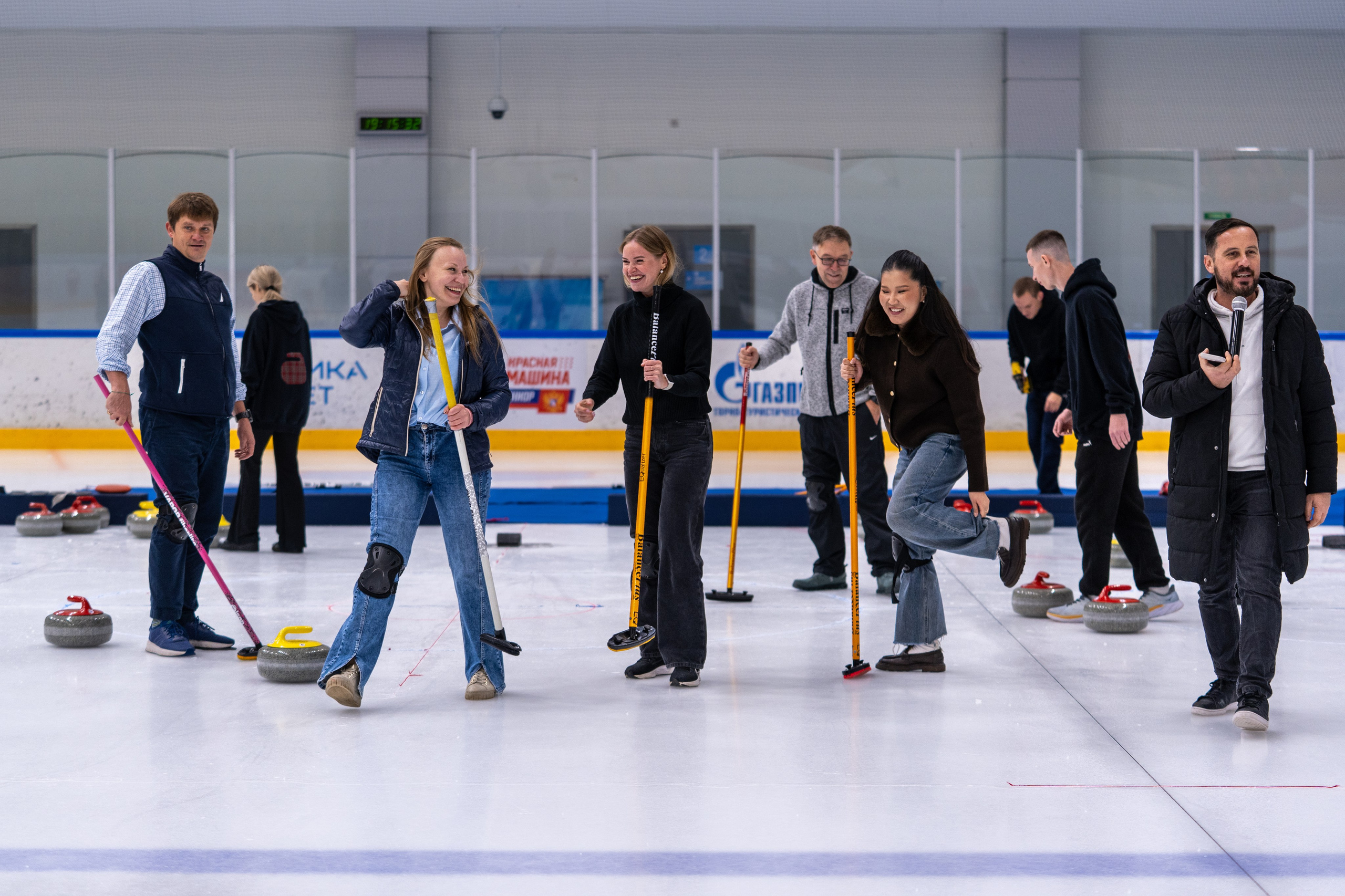 Керлинг для компании Р-Фарм. Репортажный фотограф в Красной Поляне и Сочи Павлюченко Екатерина