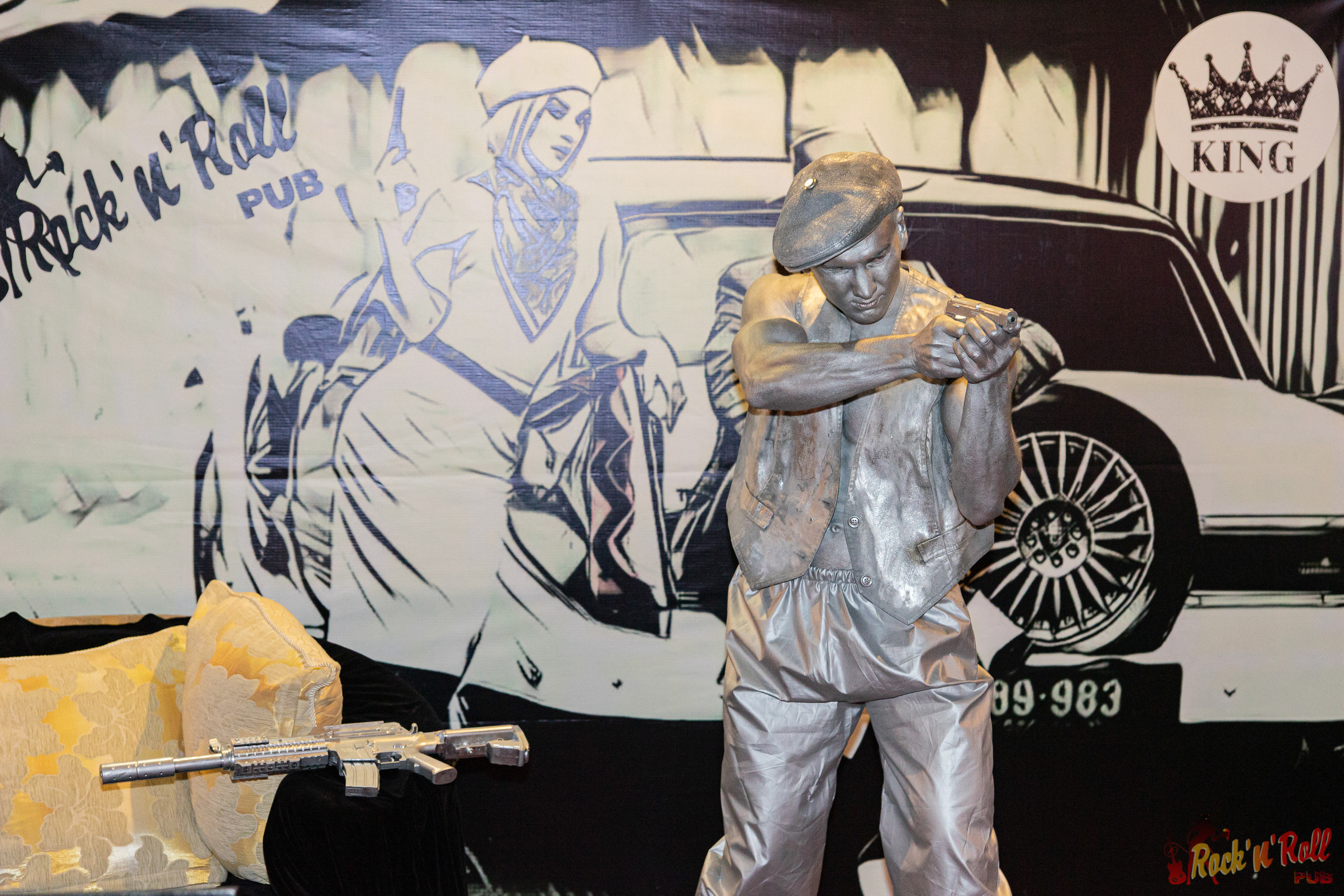 Гангста вечеринка в Rock'n'roll Pub. Ольга Ли свадебный семейный фотограф Иркутск