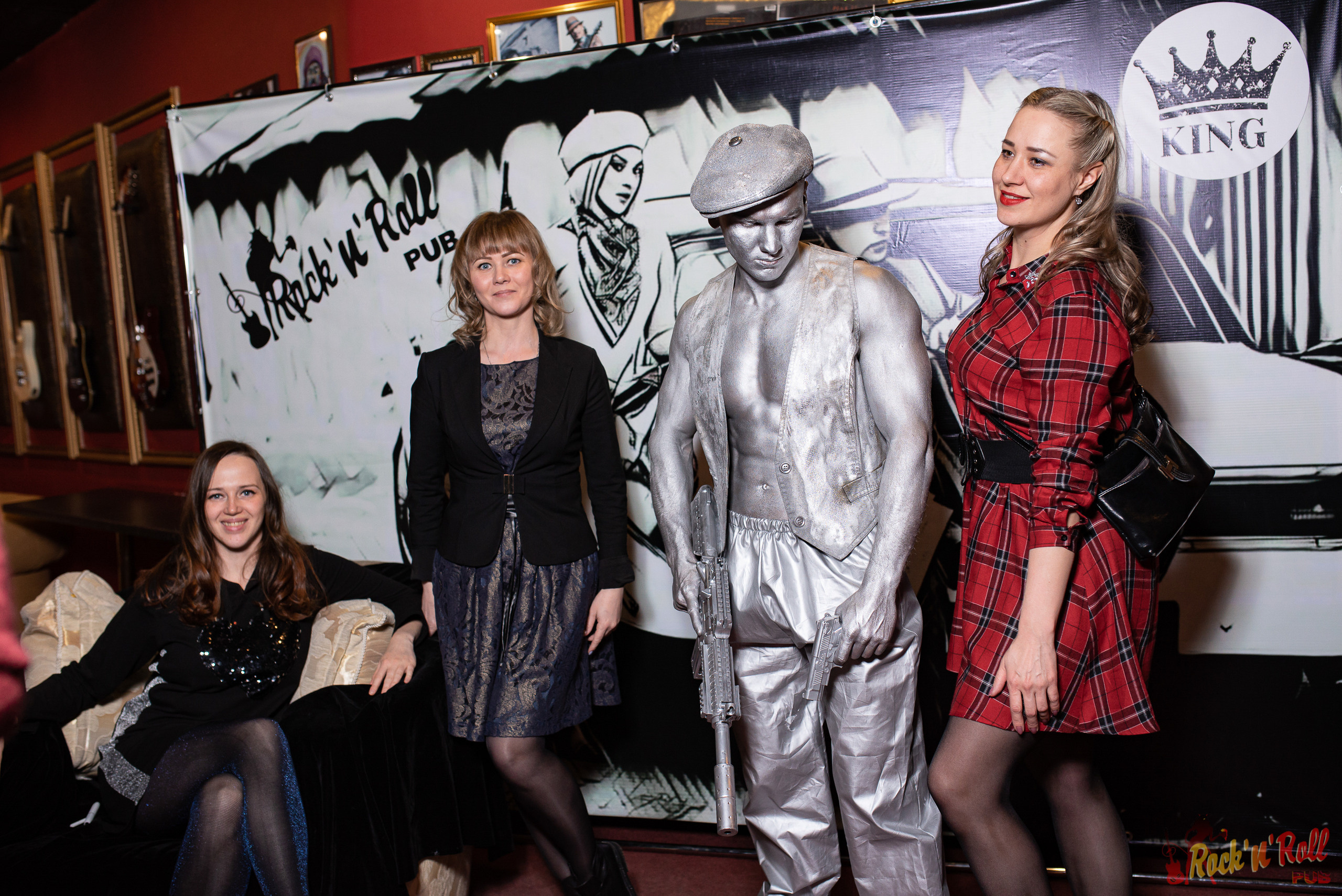 Гангста вечеринка в Rock'n'roll Pub. Ольга Ли свадебный семейный фотограф Иркутск