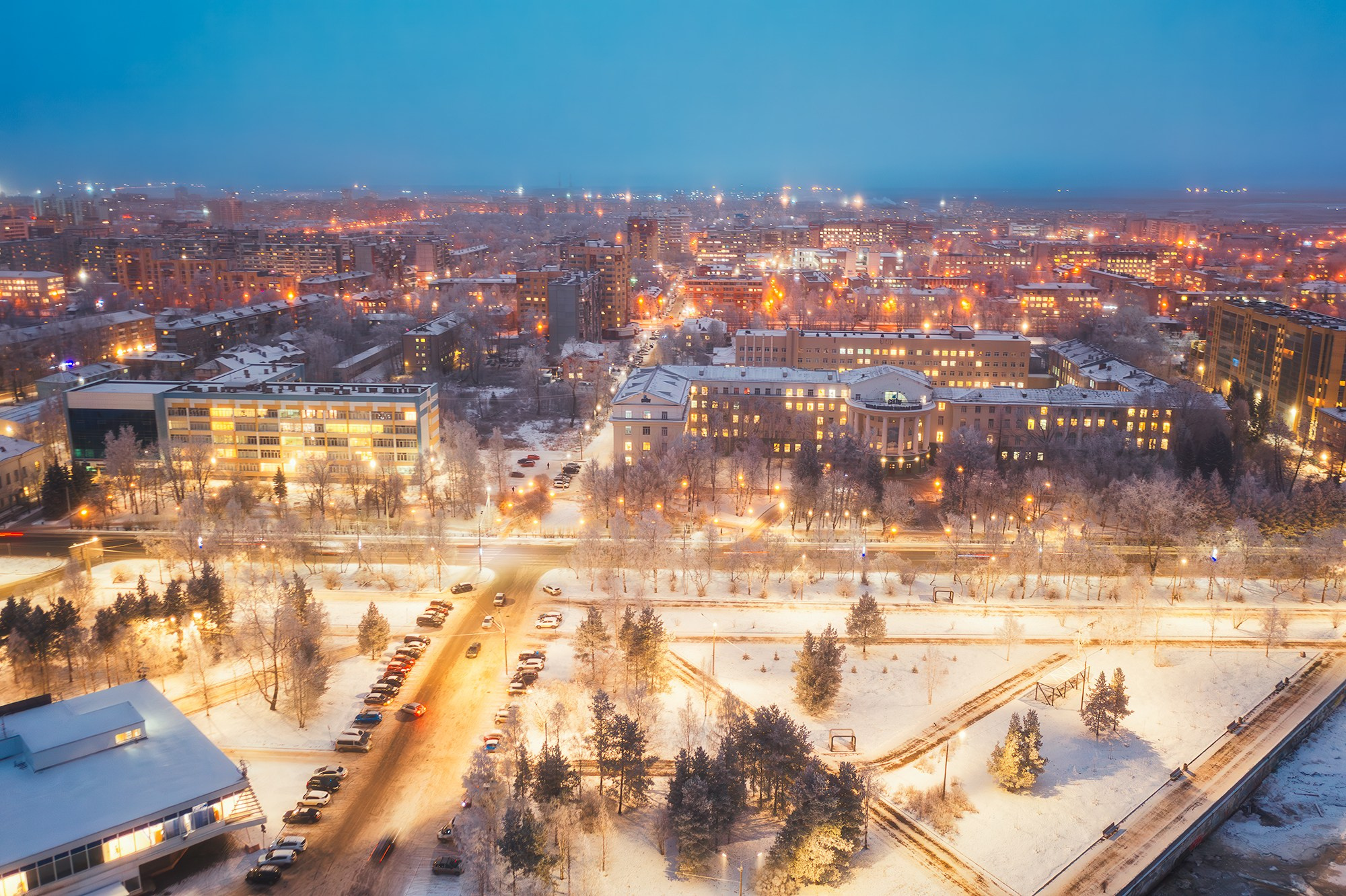 Город. Аэросъемка в Архангельске, Александр Ермолин