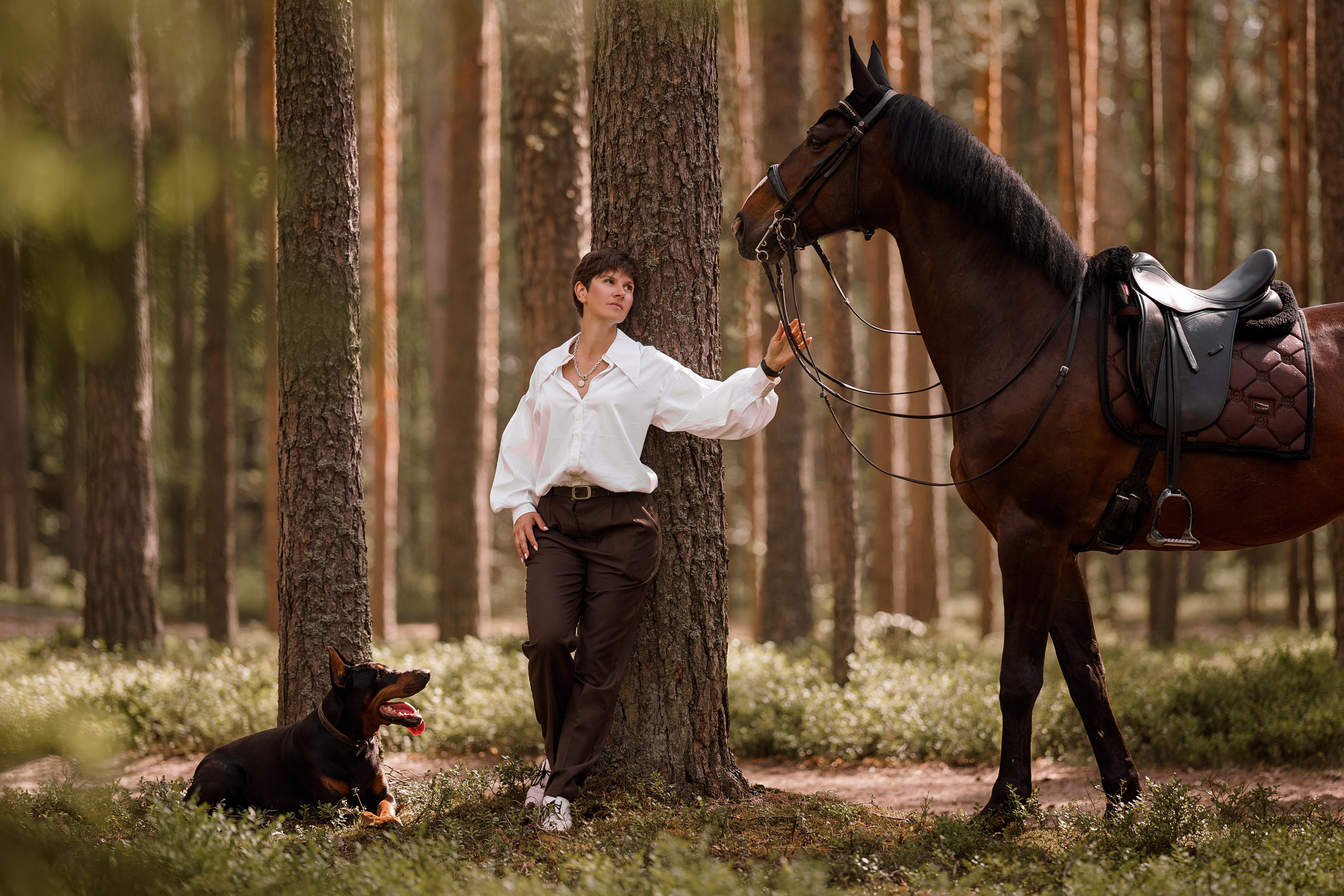 Ольга, Ченсвей и Урсус. Фотограф в Архангельске Артемьева Катерина
