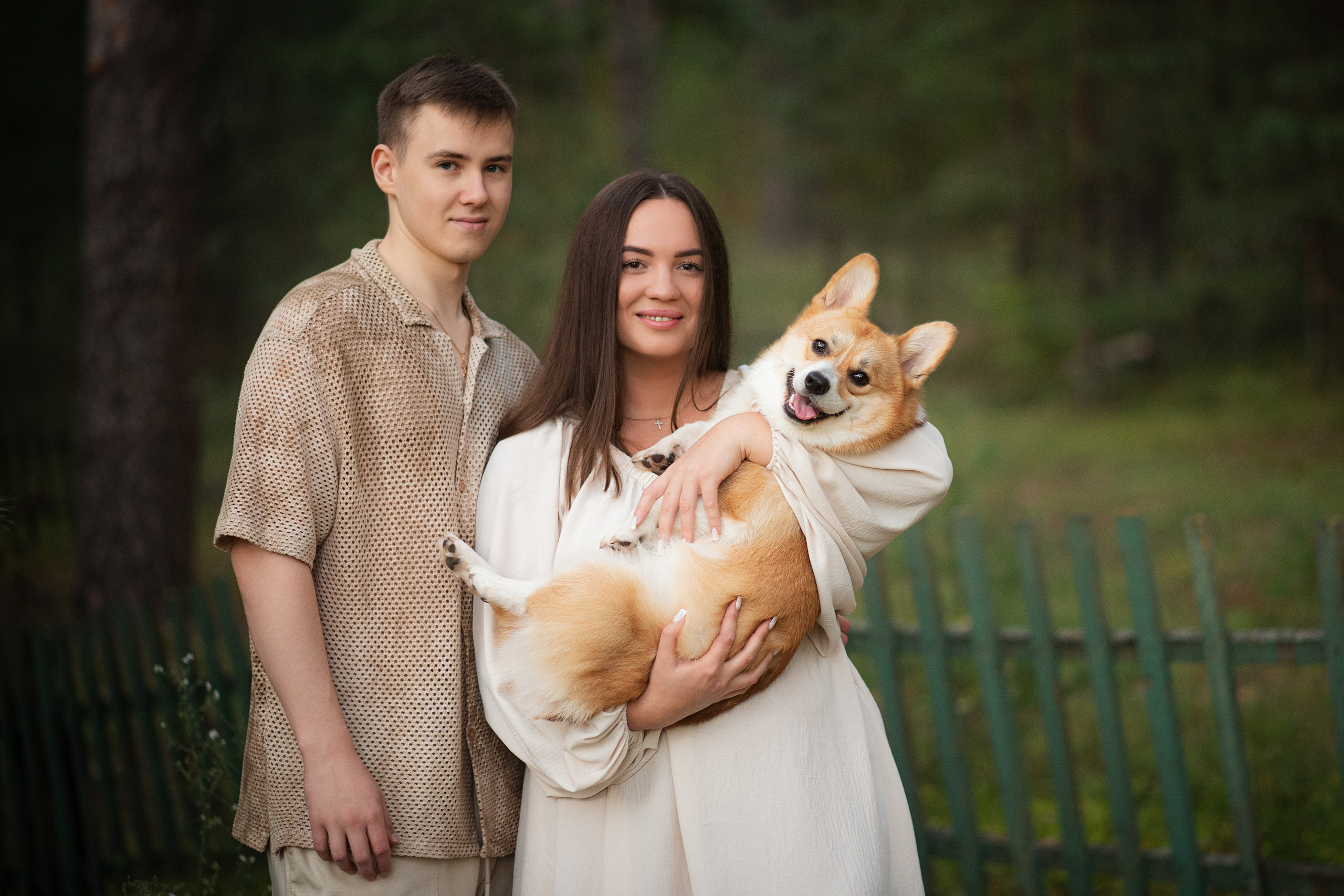 Саша, Оксана и Барни — 25.08.2024. Фотограф — Анималист | Анна Абрамова