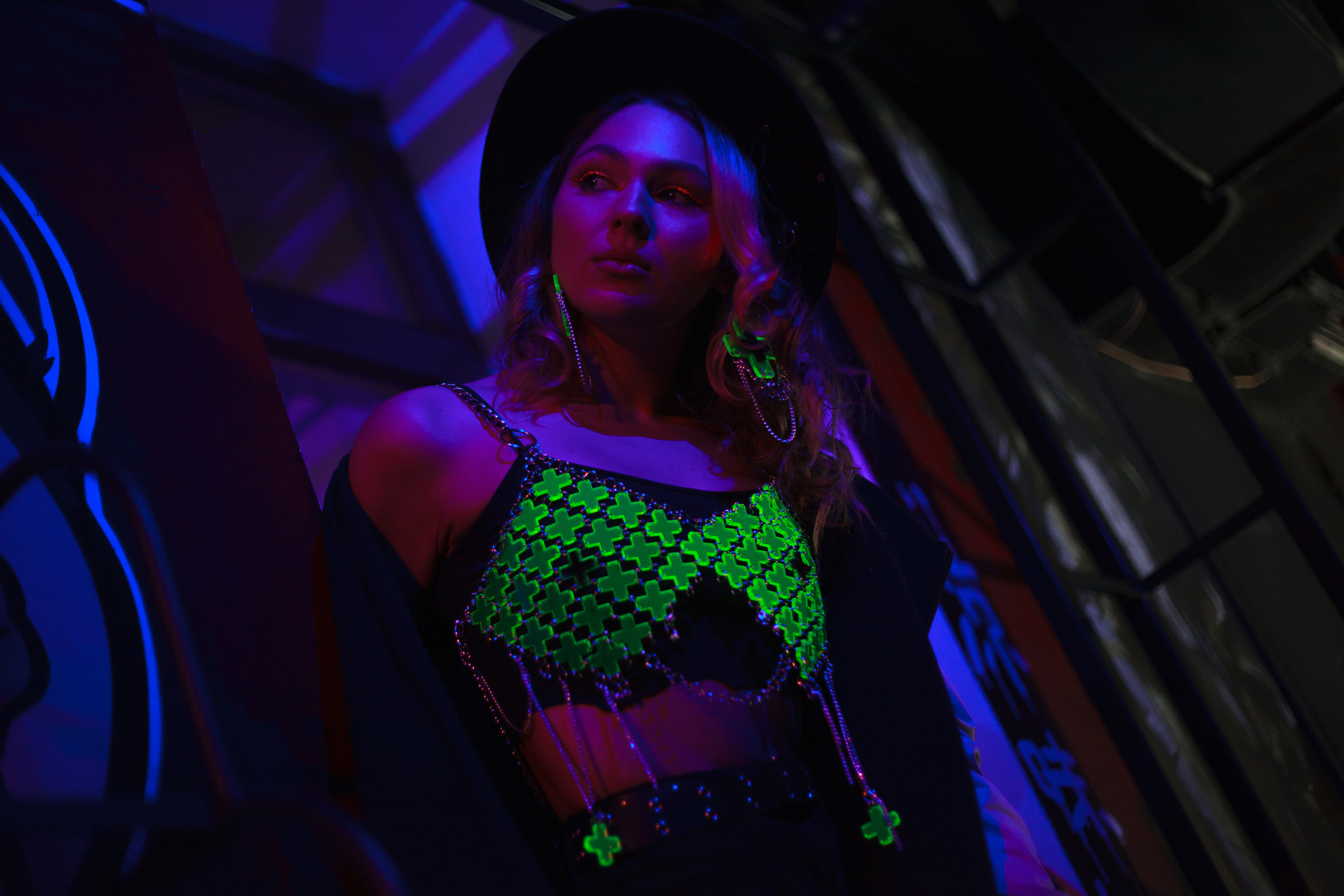 Неоновая съёмка. Фотограф в Санкт-Петербурге и Москве Наталья Милли