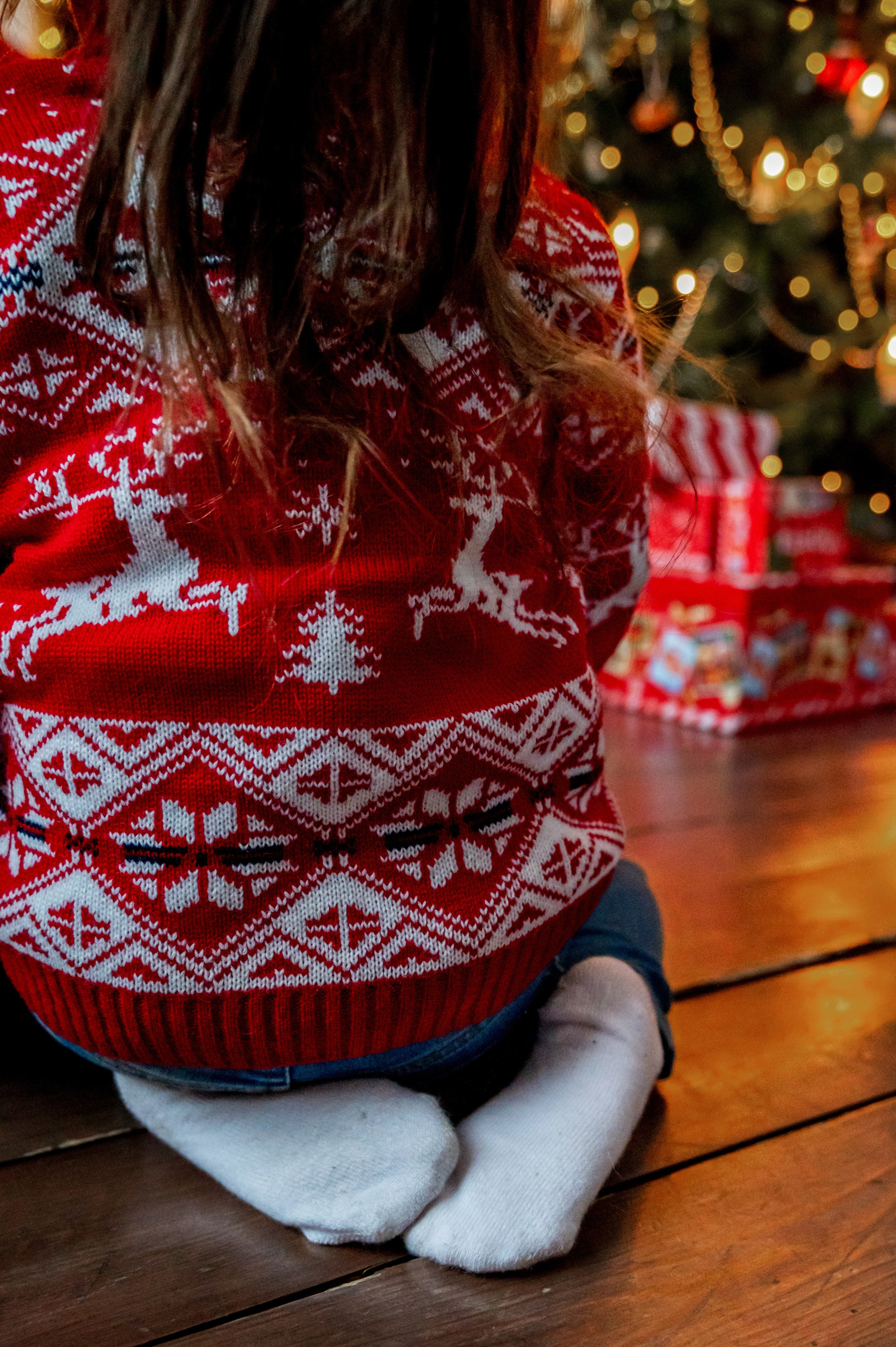 Новогодняя съёмка для мамы и дочки