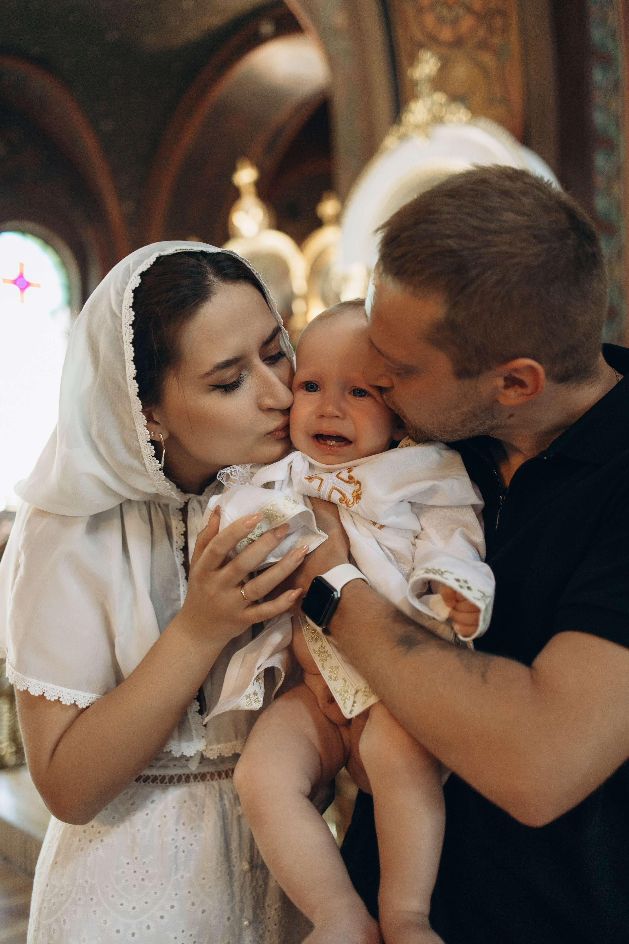 Двойное крещение Анны и Саши. Самый теплый фотограф в Краснодаре Рябоконь Ксения