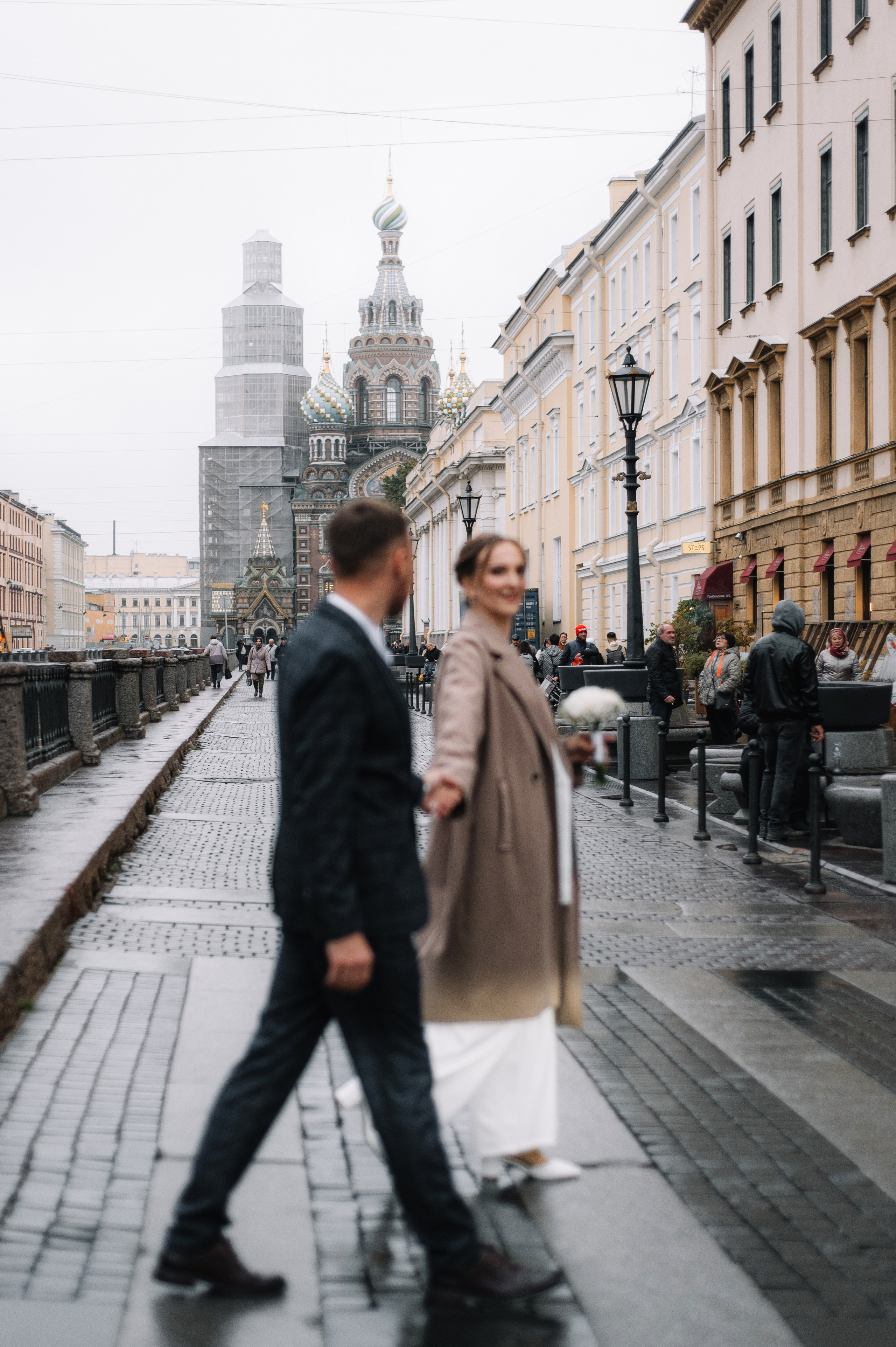 Свадебная прогулка Александра и Анастасии. Семейный и свадебный фотограф в Санкт-Петербурге Юлия Мельникова