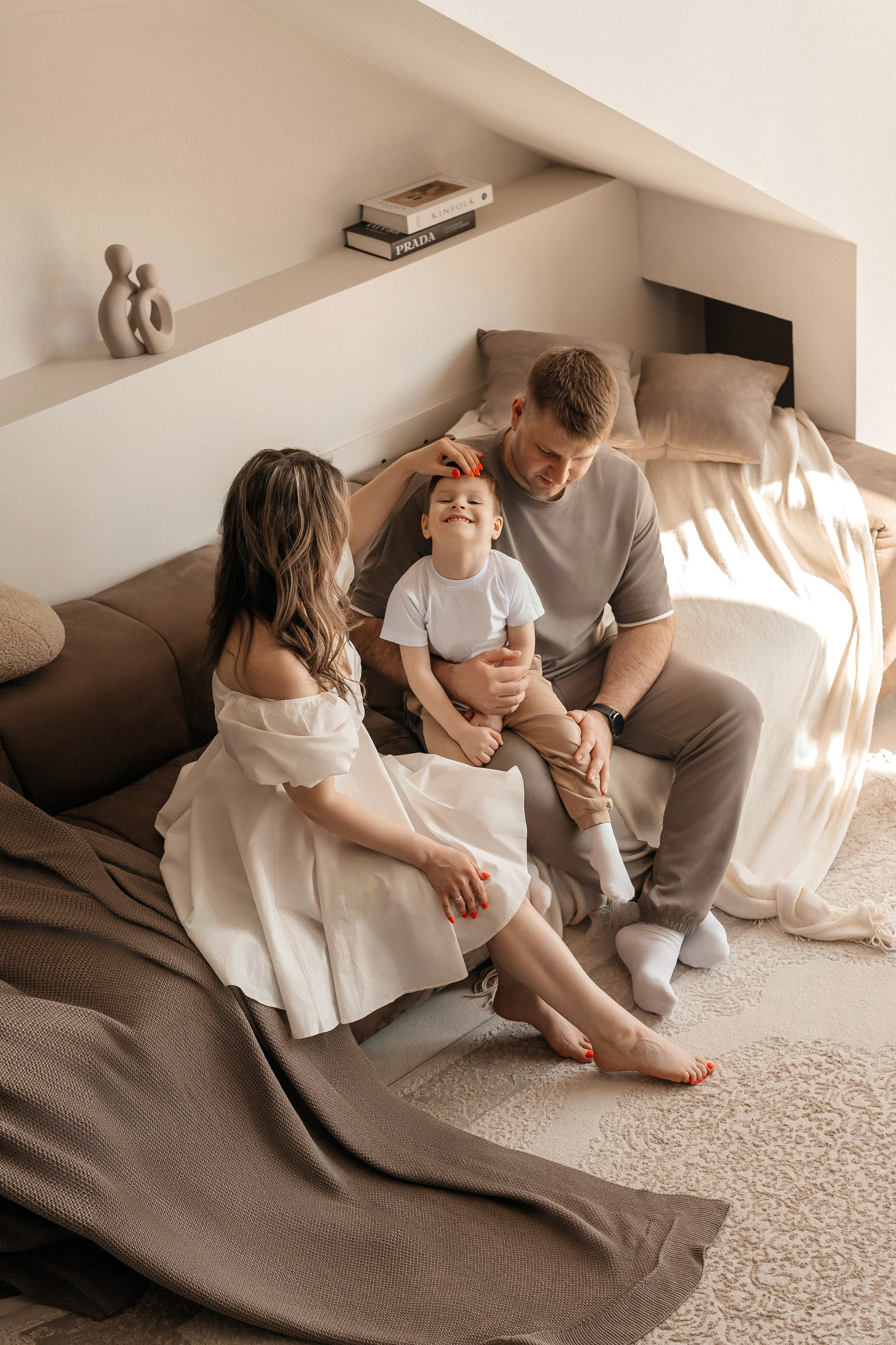 Семейная съемка в домашнем стиле. Свадебный фотограф Елена Рякина