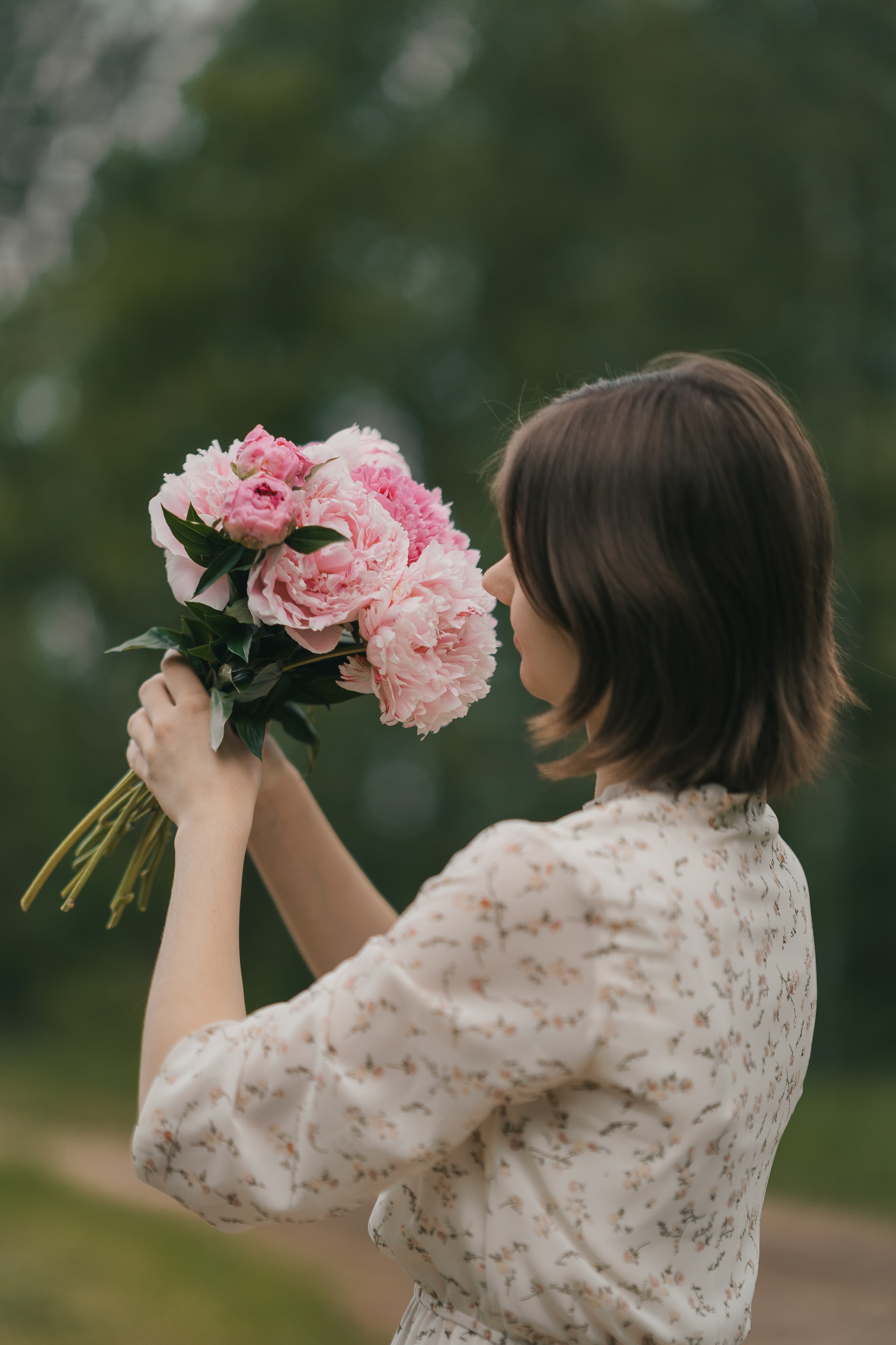 Маша и пионы. Семейный и детский фотограф в Сергиев Посаде, Хотьково Якимчук Любовь