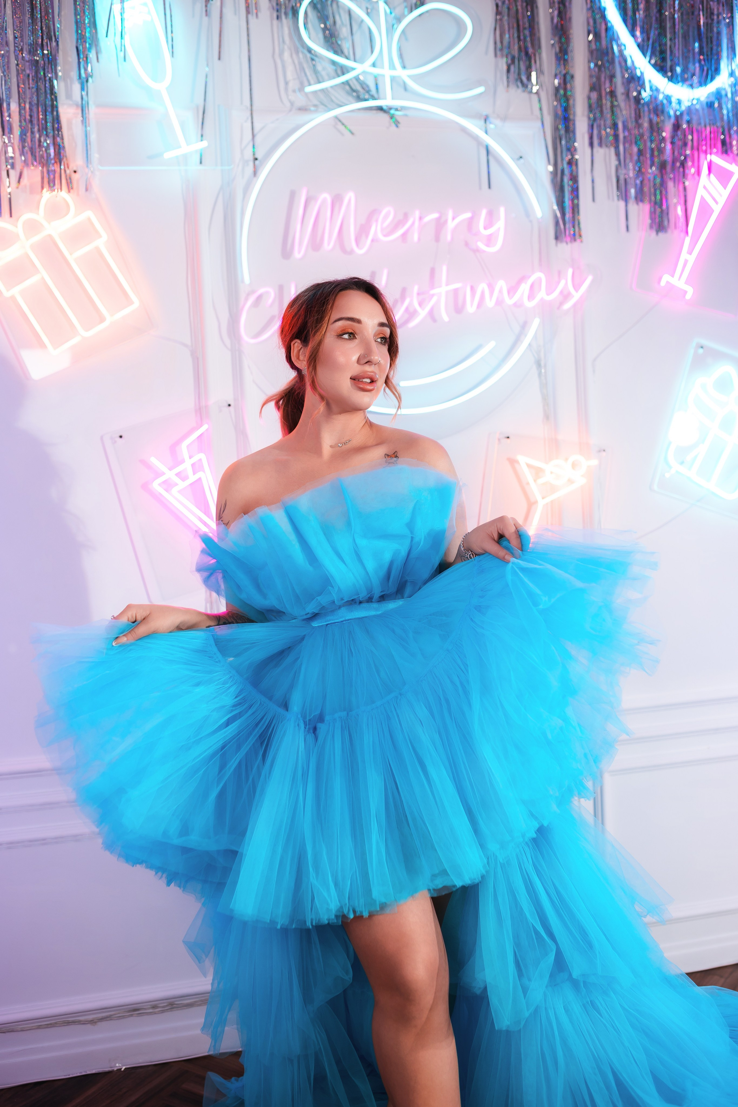 Новогодняя фотосессия в студии OneRoom. Свадебный фотограф в Хабаровске