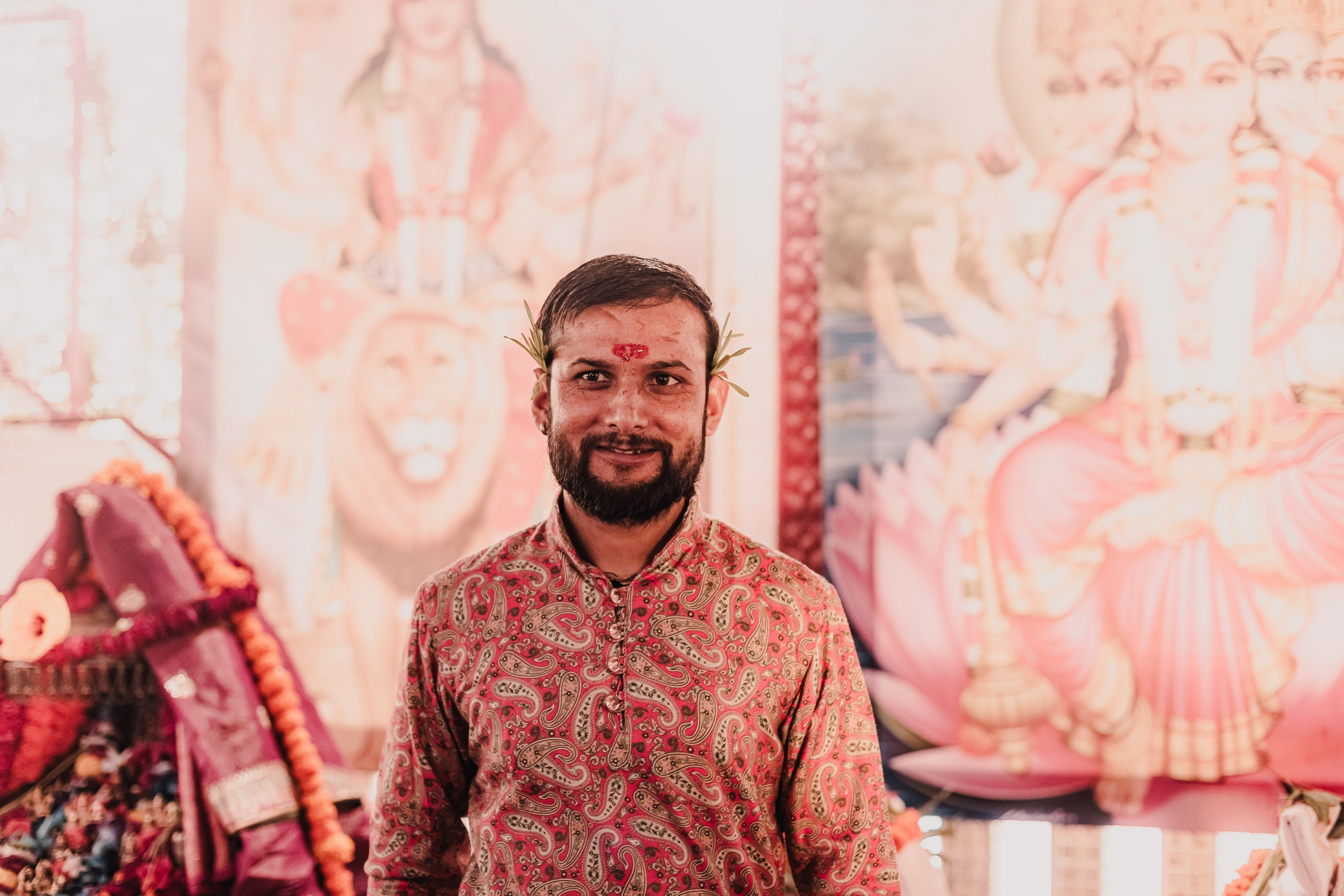 Navaratri yajna at Devraha Baba Ji ashram. Мариам Багдасарян