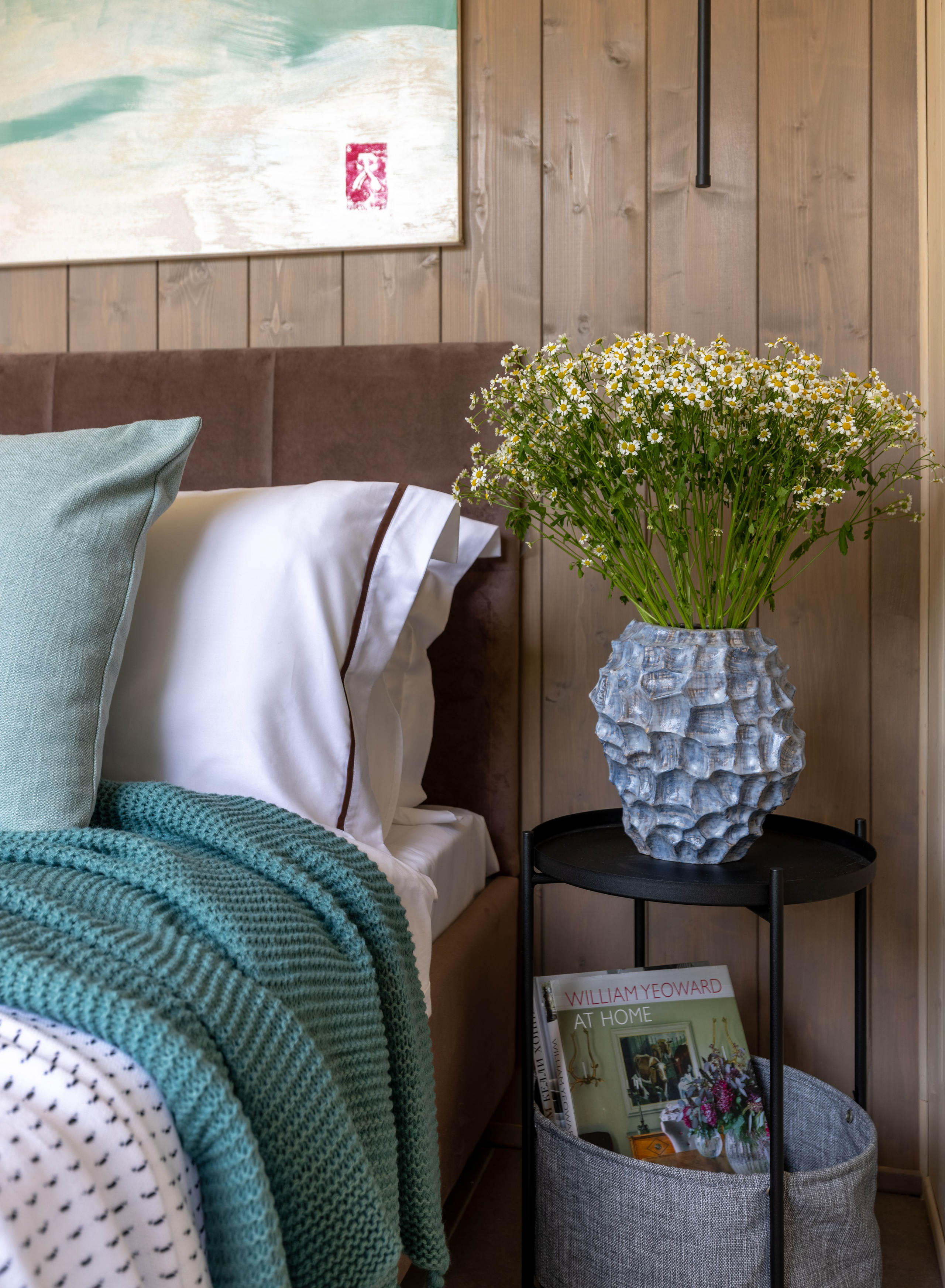 Оформление керамикой модульных домов AS-HOUSE. Авторская керамика в Москве, художник Екатерина Кудряшова