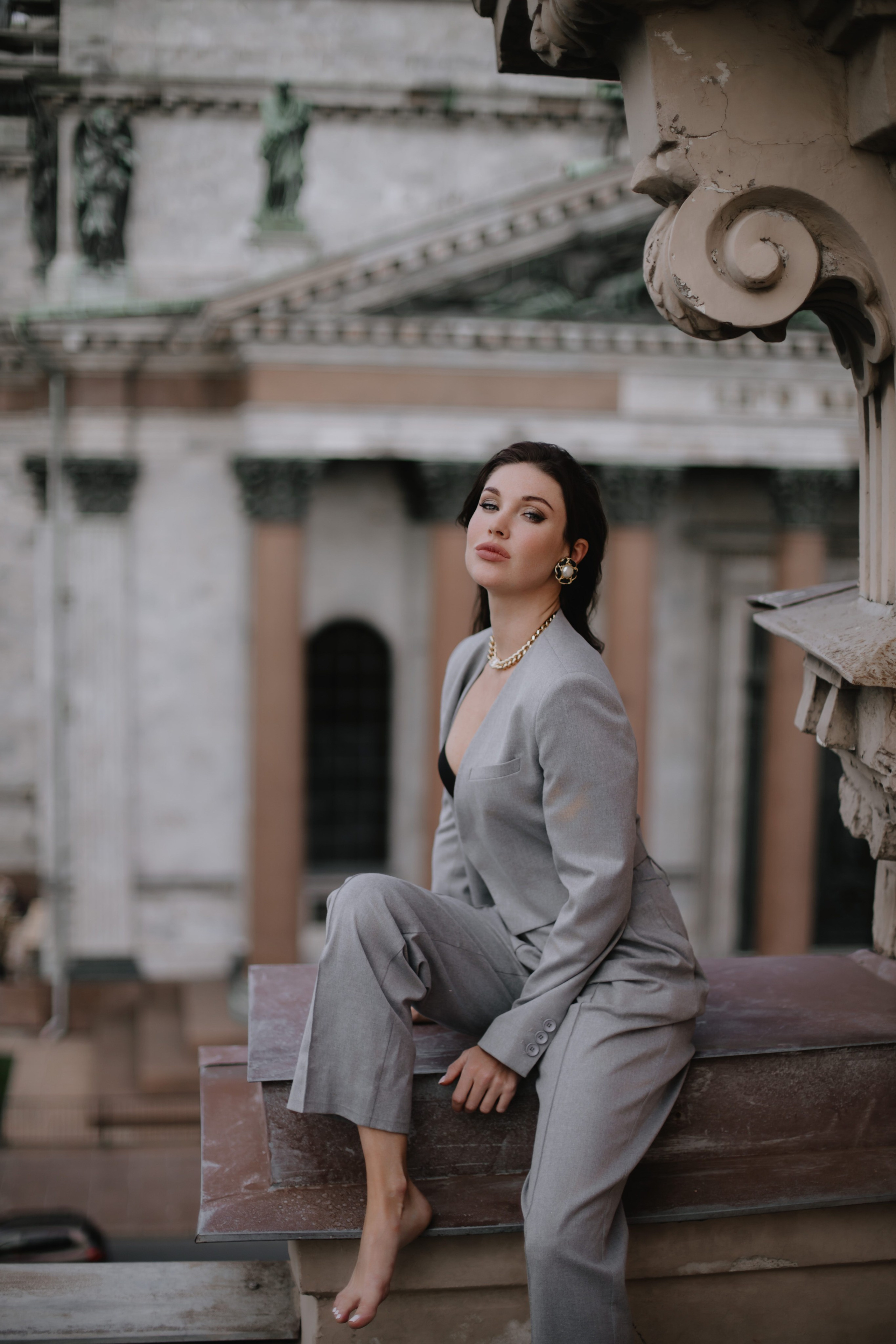 Вероника (съемка на крыше). Фотограф в Москве и Санкт-Петербурге Дарина