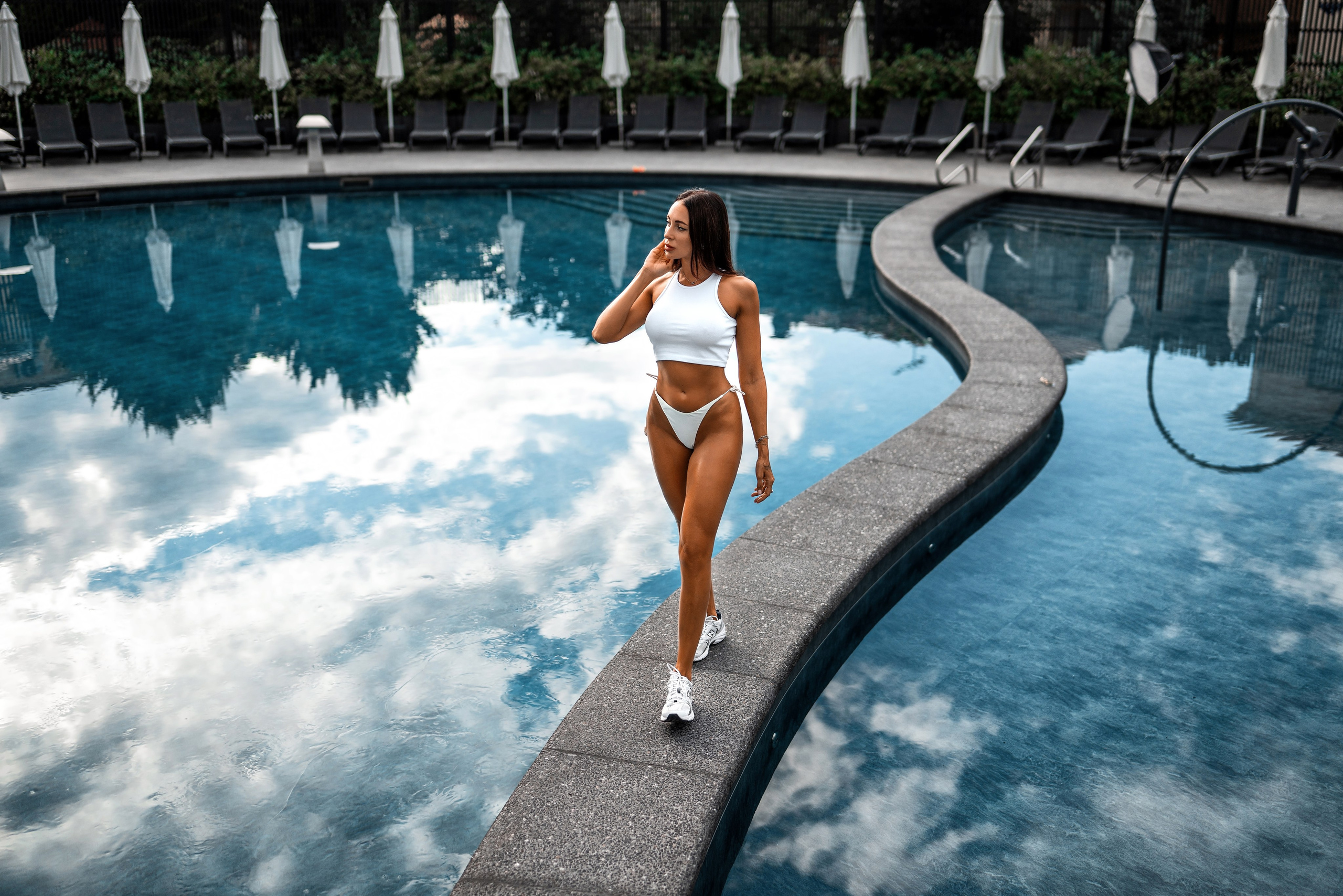 Фотосессия возле бассеина Сочи. Фотограф Сочи