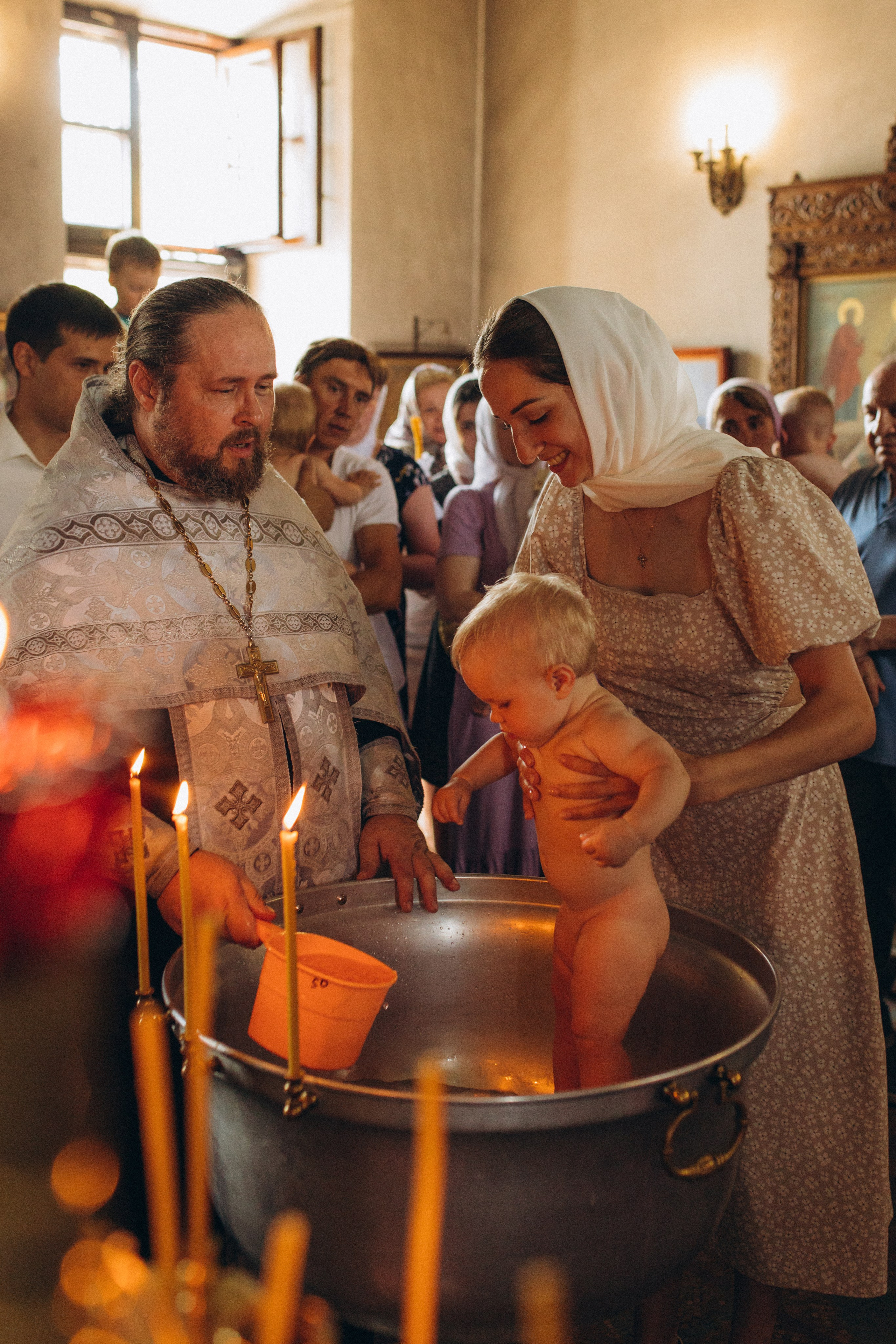 Крещение Марии. Семейный фотограф в Обнинске