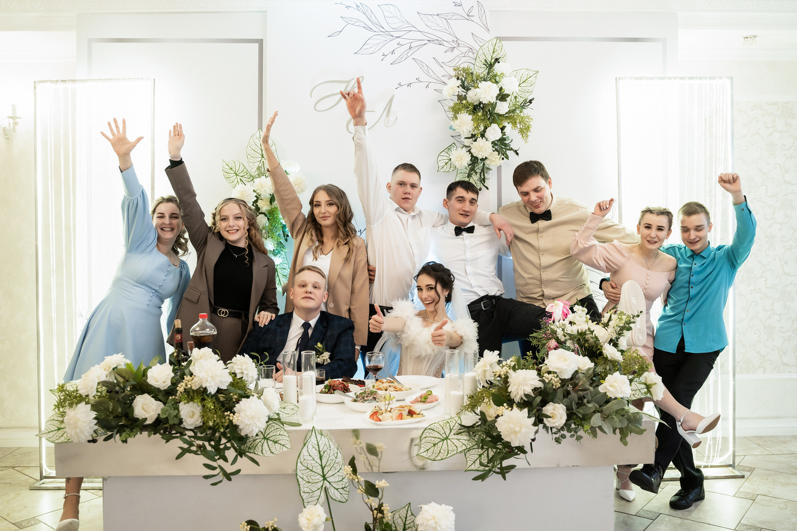 Свадебный банкет. Фотограф Алина Филимонова Тверь