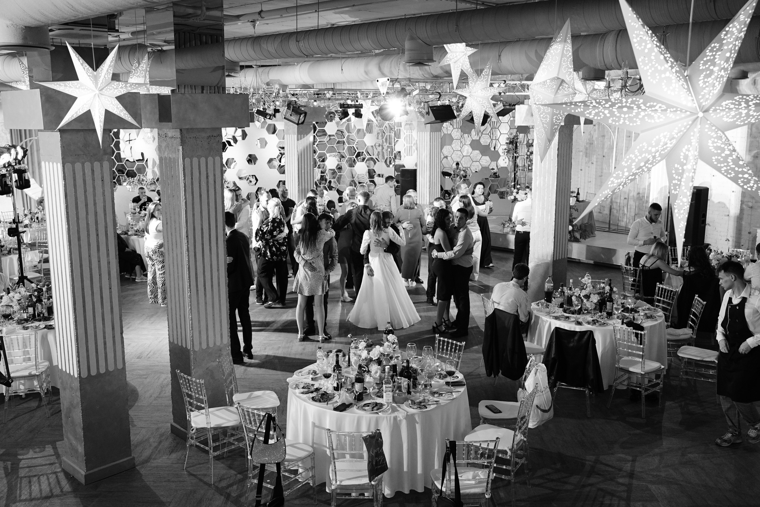 Андрей и Алина чб. Свадебный фотограф в Самаре Анна Ковалева