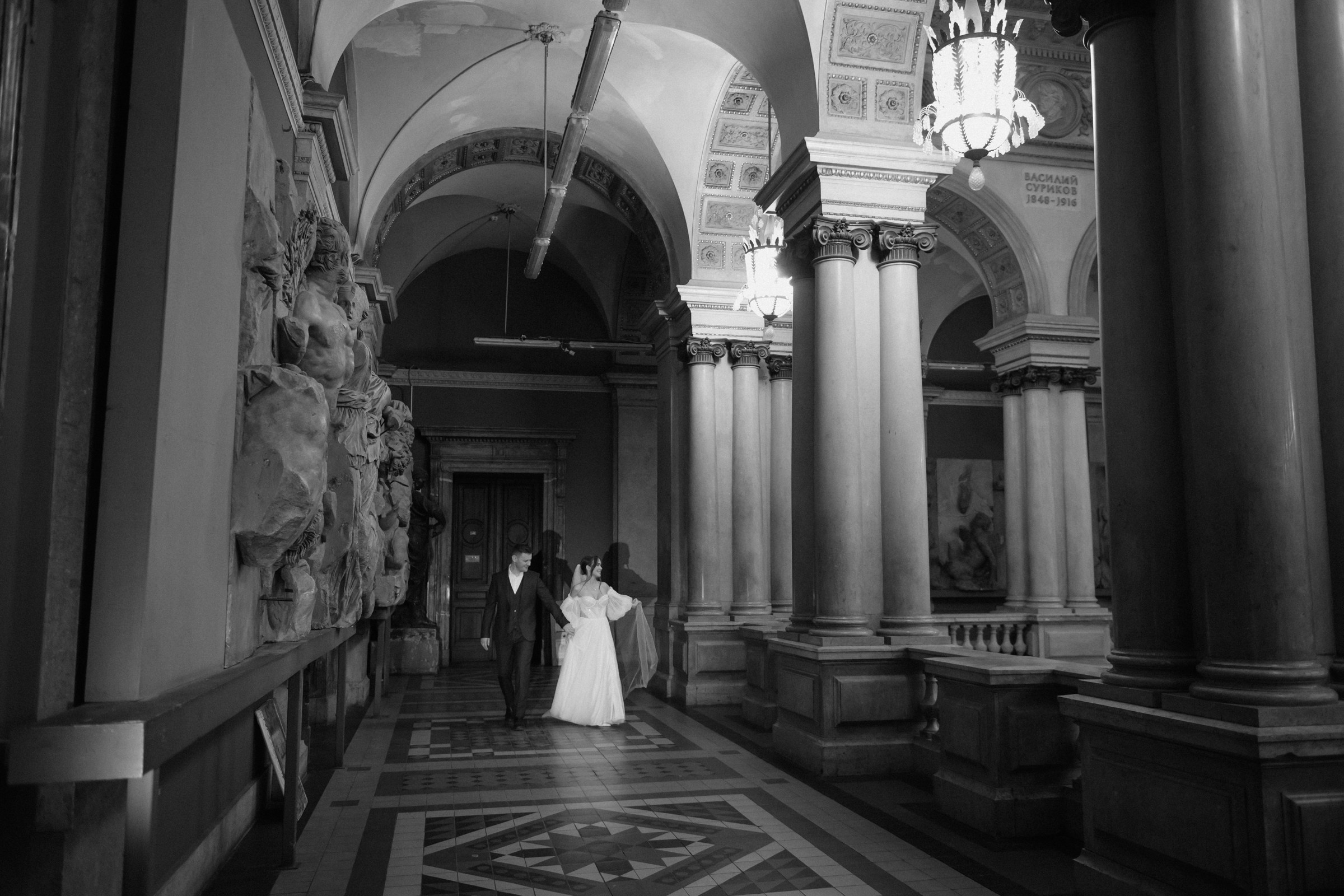 свадебная фотосессия в академии Штиглица