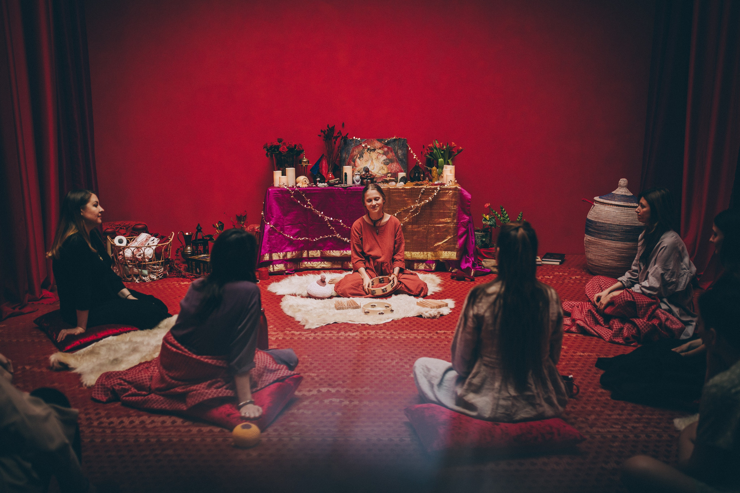 Сакральные женские круги. Фотограф Лебедева Наталья