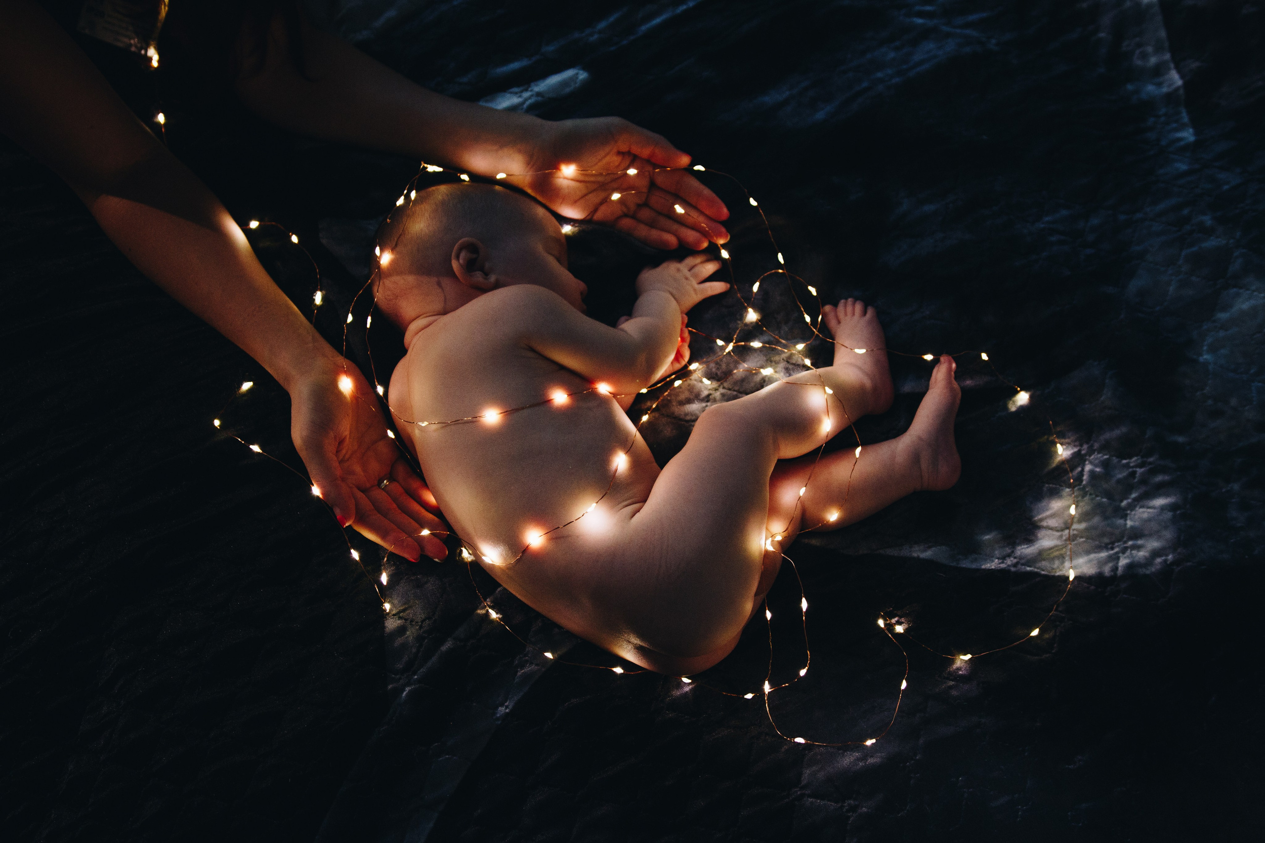 Домашняя фотосессия с новорожденным. Фотограф Лебедева Наталья