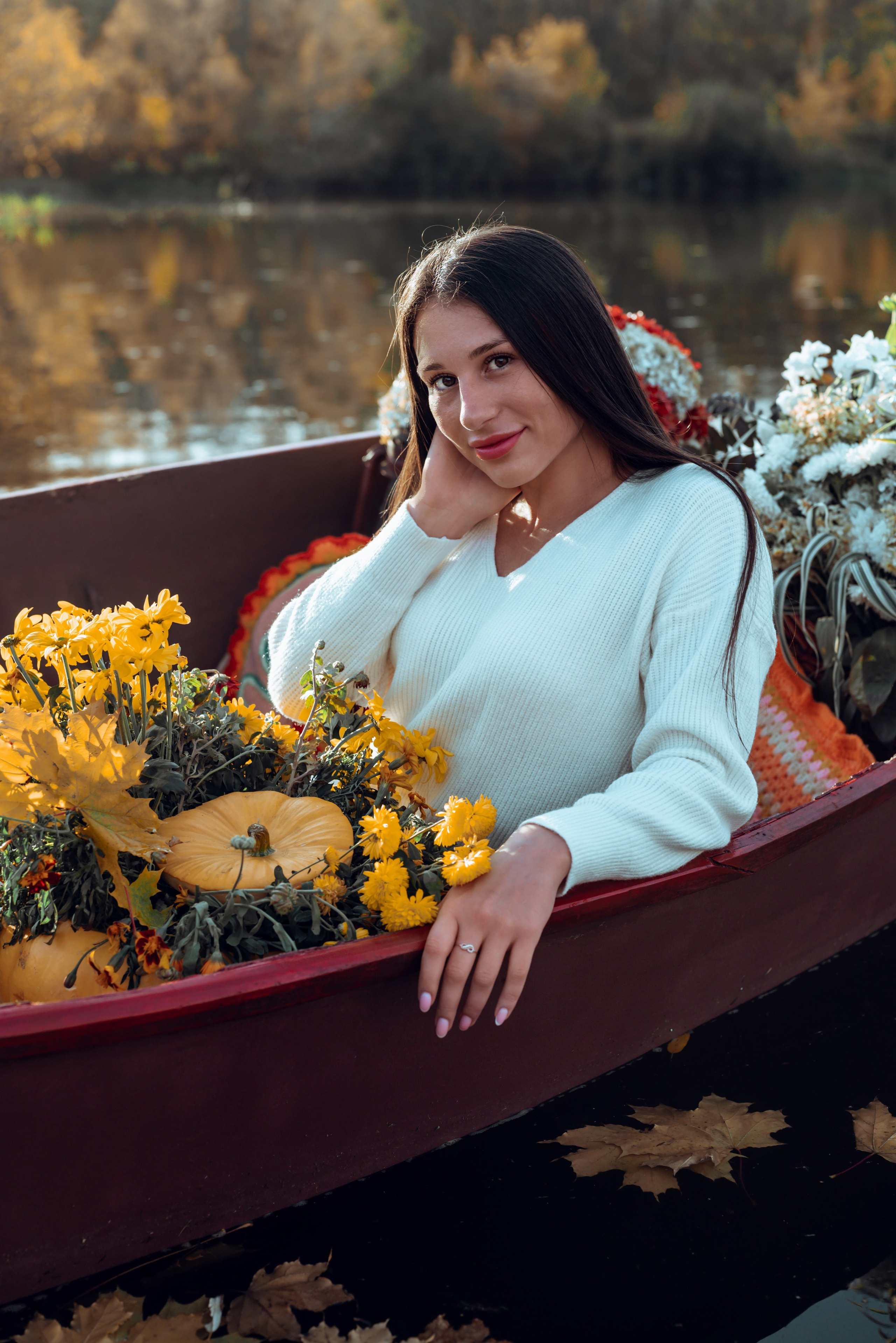 Фотопроект с осенней лодкой. Фотограф в городе Салават