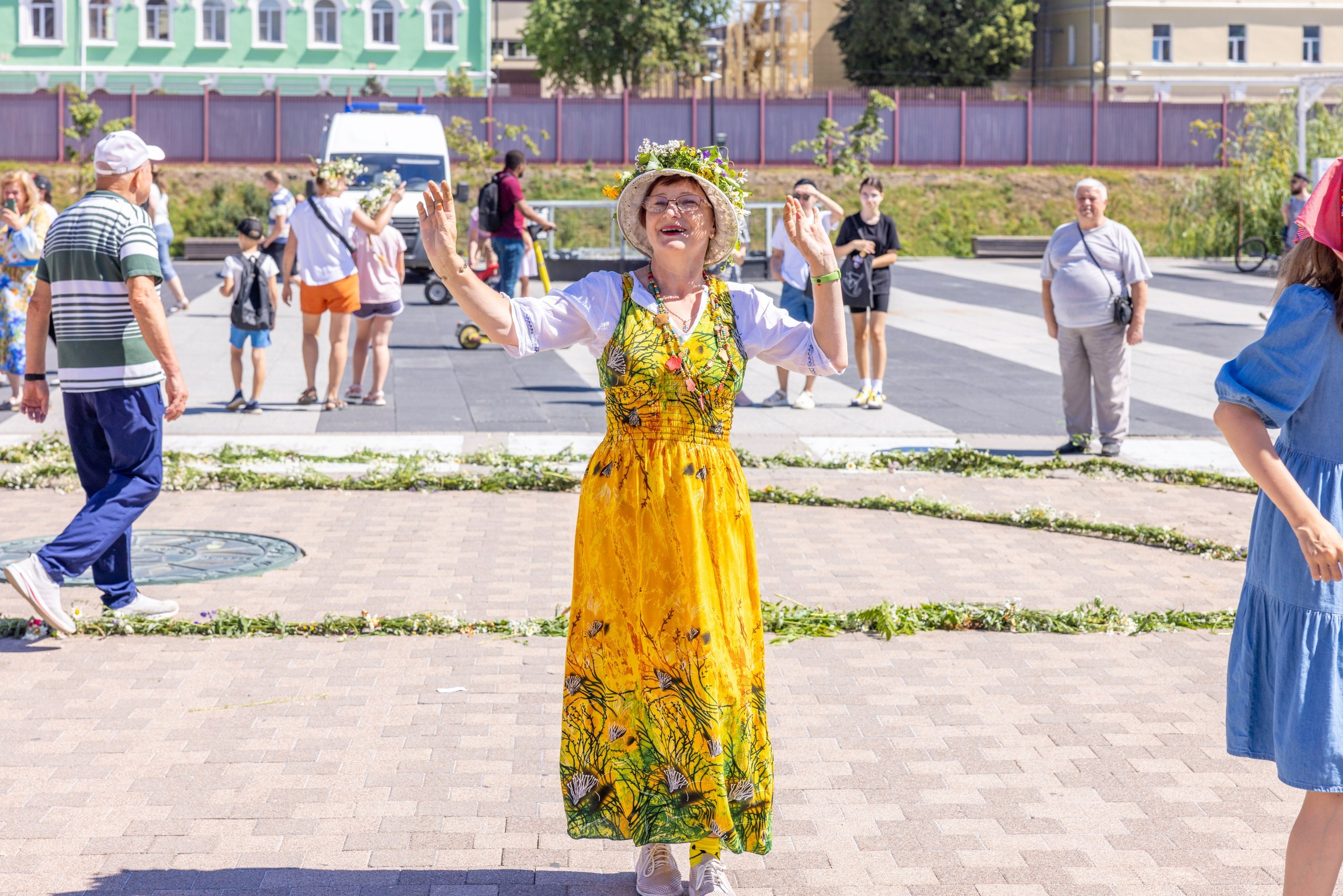 Фестиваль «Ромашковый хоровод». Северная ходьба. Фотограф в Туле Крупский АнДРей. Фотостудия «КАДР71» в Туле