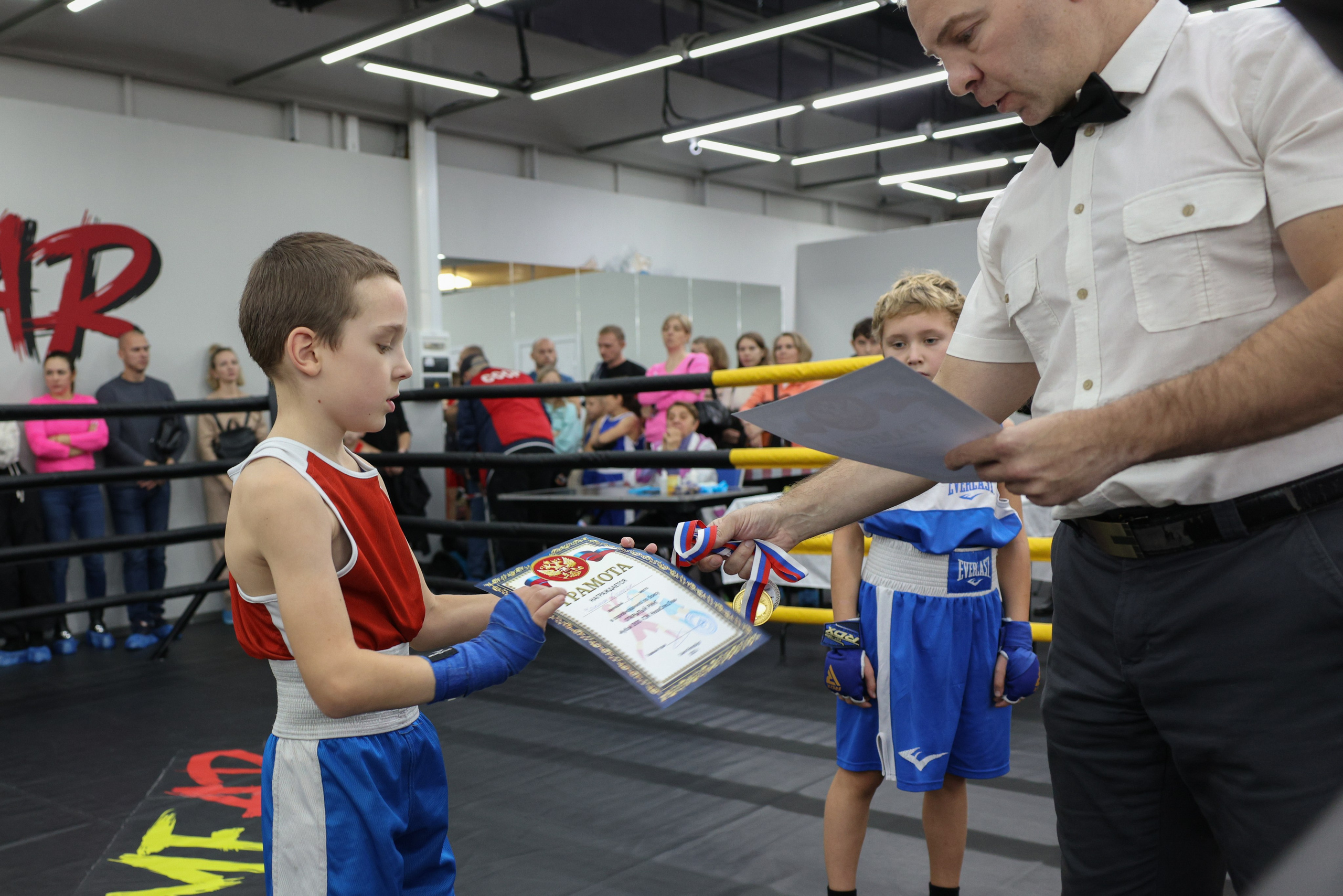 Открытый ринг «кубок ООО «ТЭК НеваСпецТяж». Фотограф Александр Заломаев