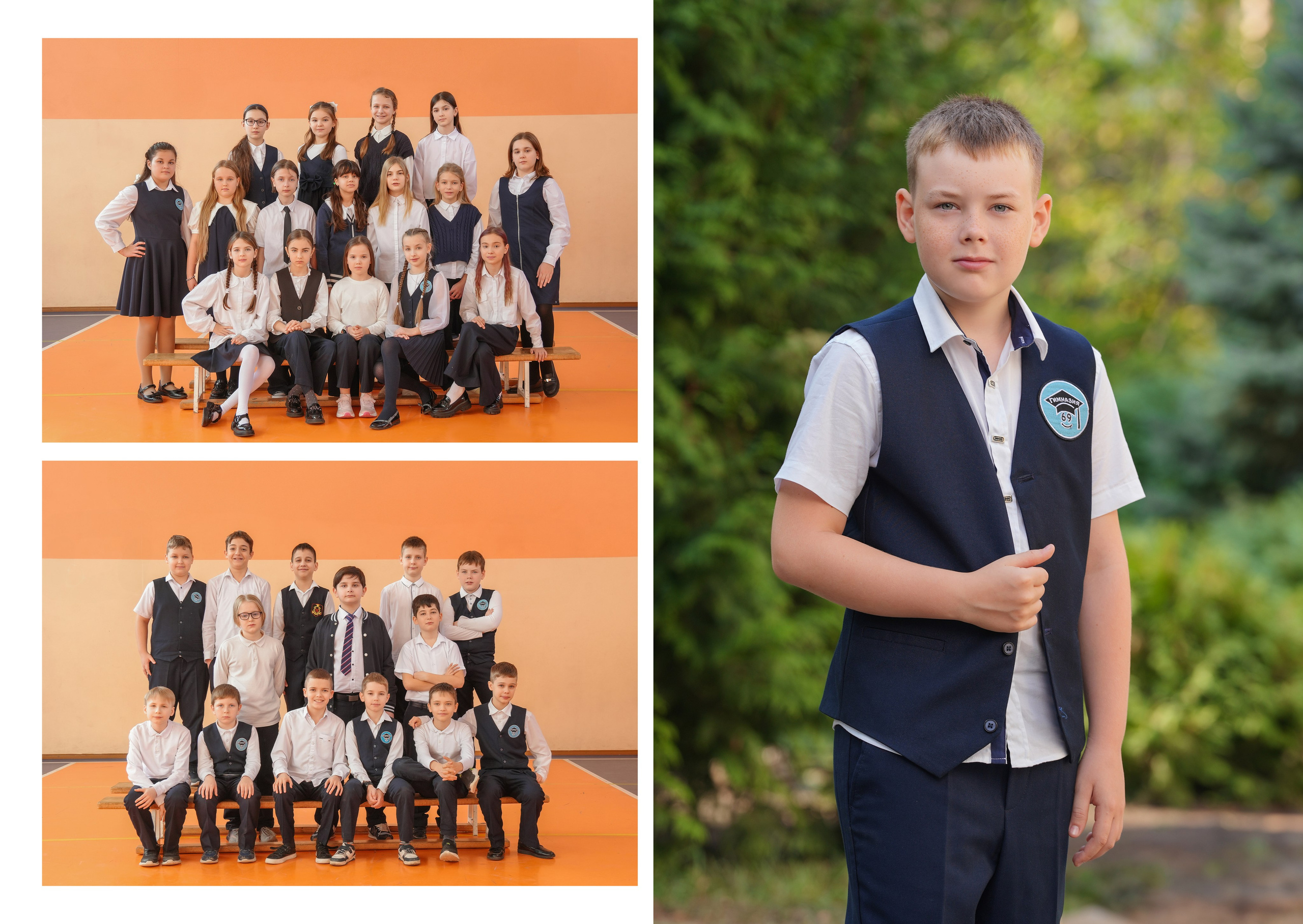 ГИМНАЗИЯ 69 — 4 «В» класс. Красивый выпускной альбом в Краснодаре