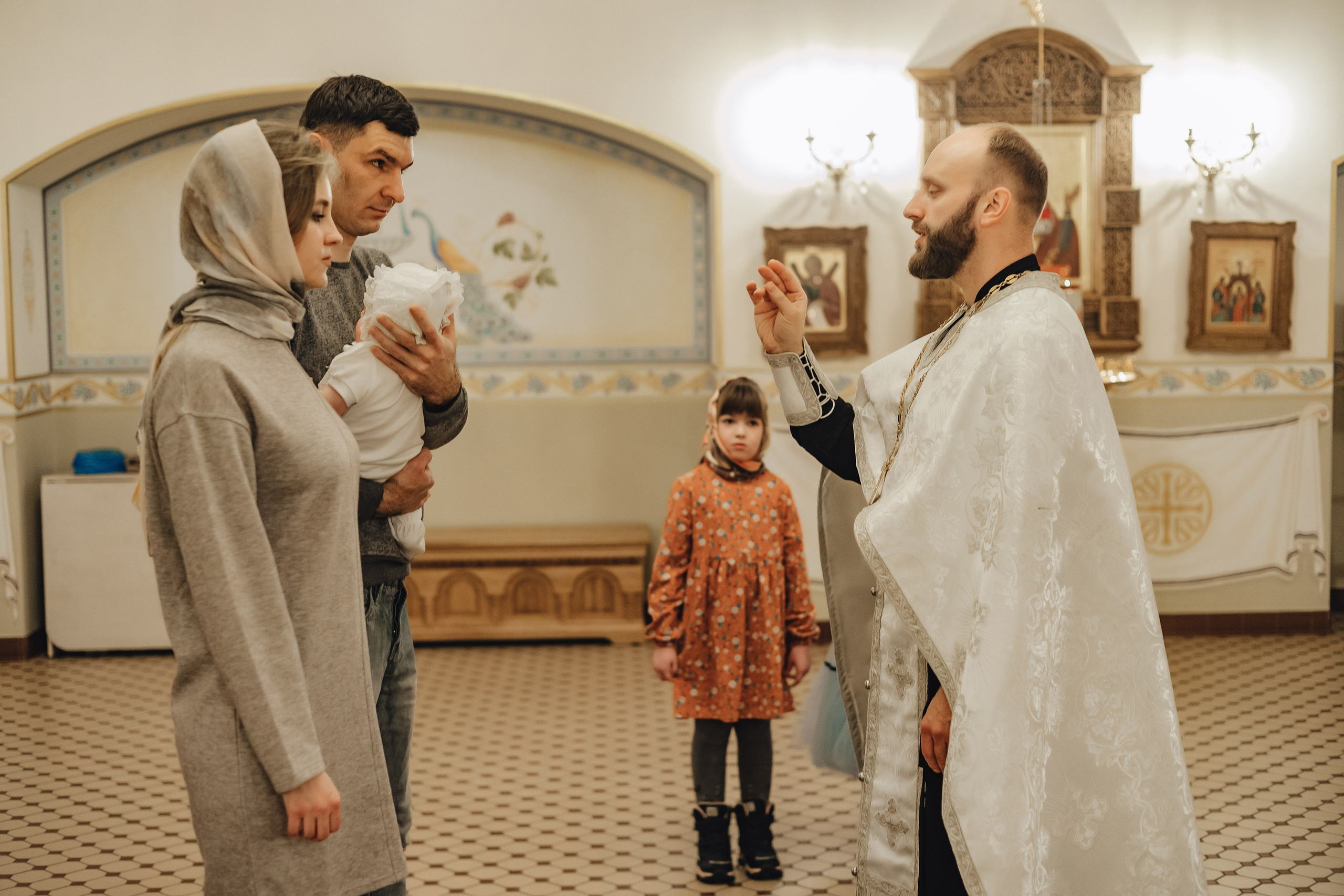 Крещение Анны. Свадебный и семейный фотограф Пушкин Царское Село СПБ Питер Санкт-Петербург и Рязань Ольга Козлова