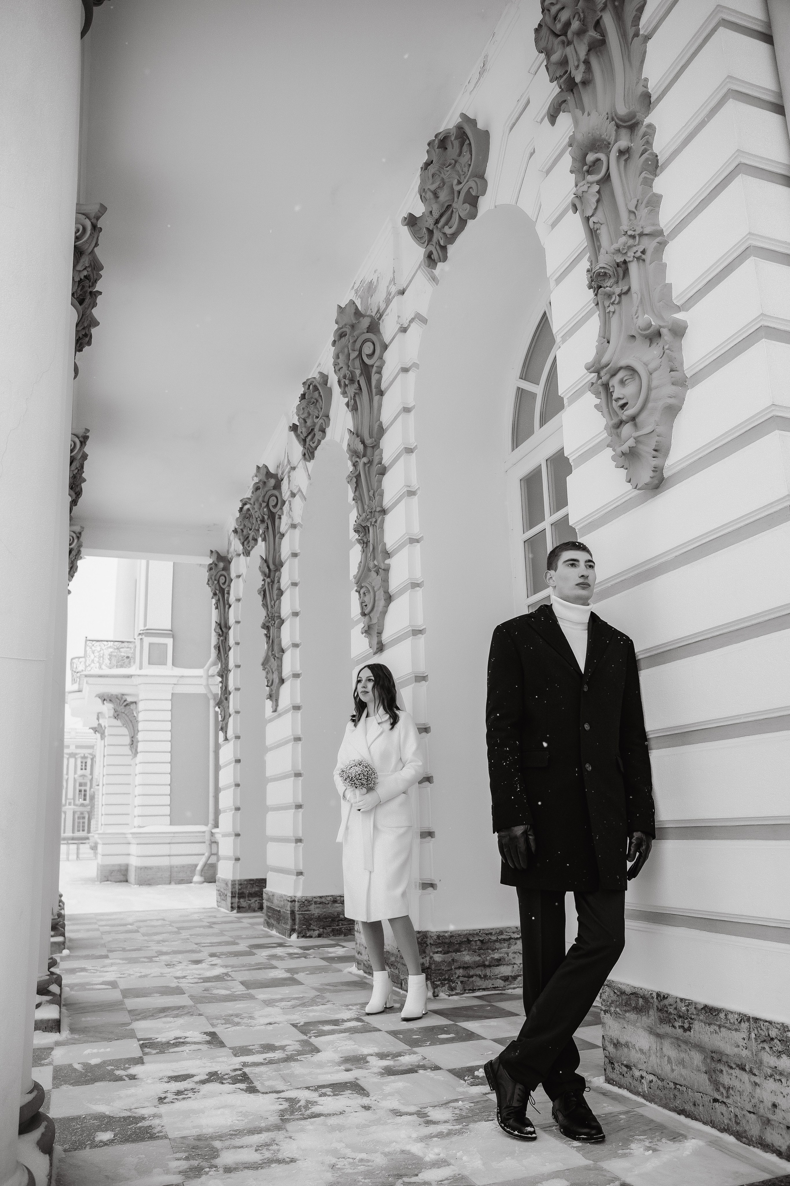 Андрей & Соня. Царское Село, зима. Свадебный и семейный фотограф Пушкин Царское Село СПБ Питер Санкт-Петербург и Рязань Ольга Козлова