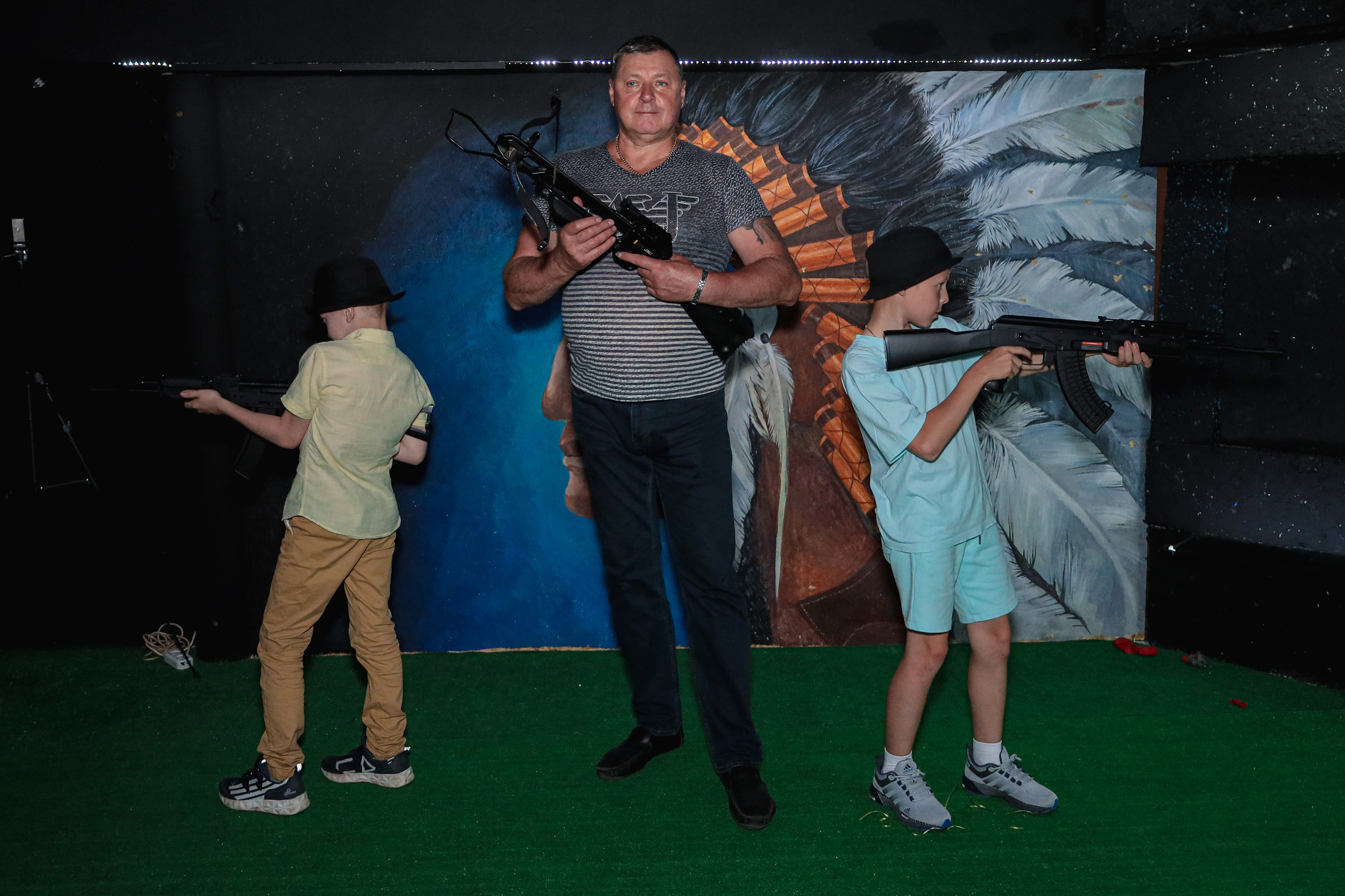 День рождение в стрелковом клубе. Фотограф Надршина Лилия