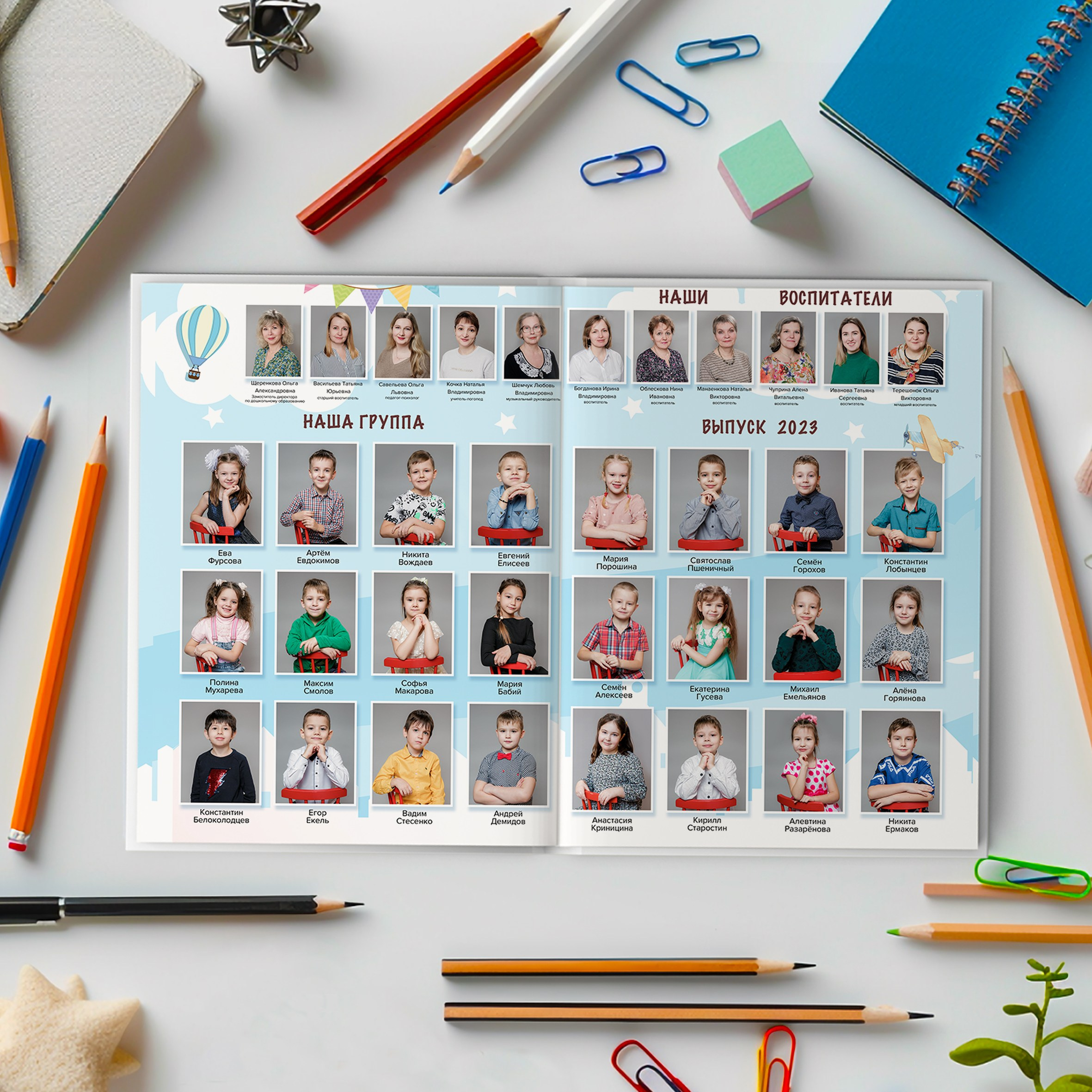 Альбом на 3 разворота дс. Семейный, детский и школьный фотограф в Москве Рудницкая Анна