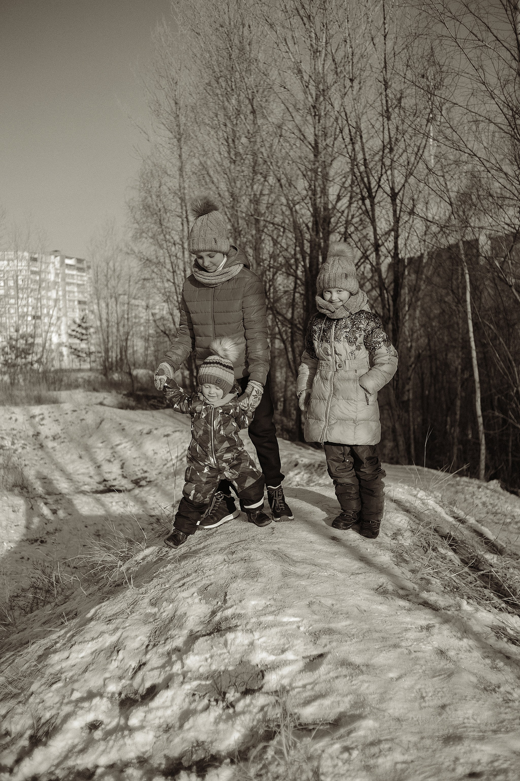 Зимняя фотопрогулка с мандаринами. Детский и семейный фотограф, фотограф мероприятий Нижний Новгород