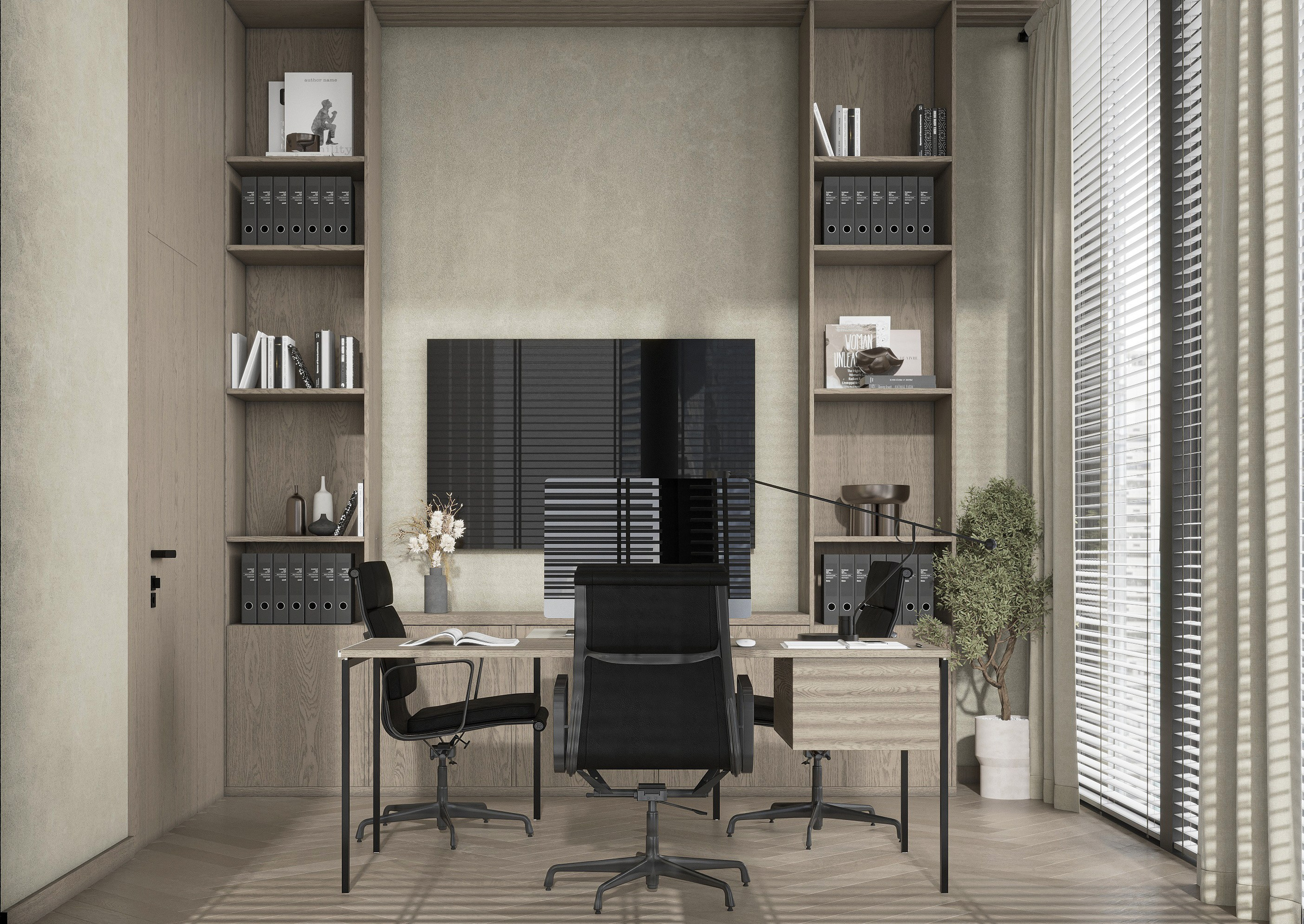 Офис 100 м 2 г.Москва. Ксения. 3D‑визуализатор