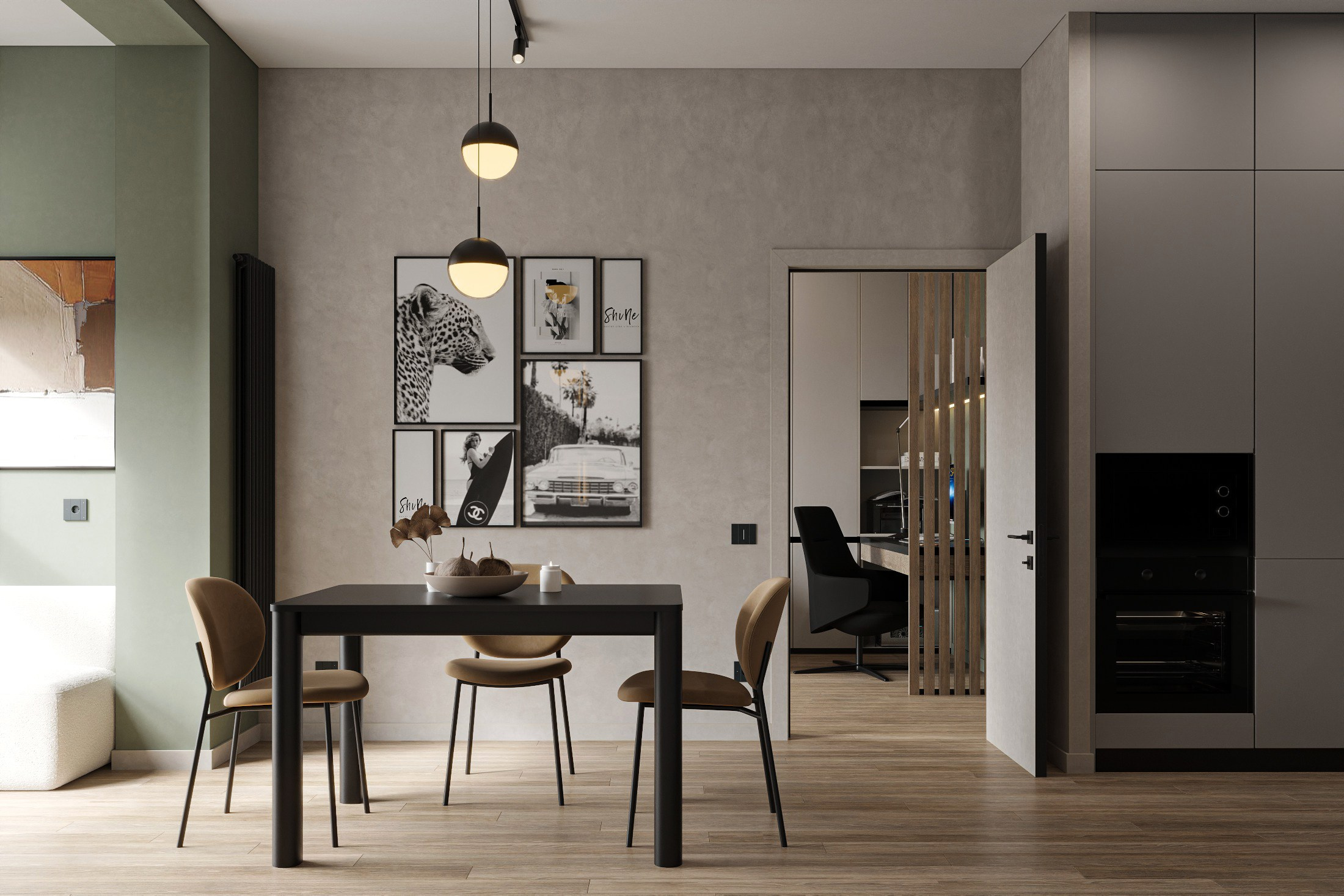 3д визуализации кв. 70 м². Ксения. 3D‑визуализатор