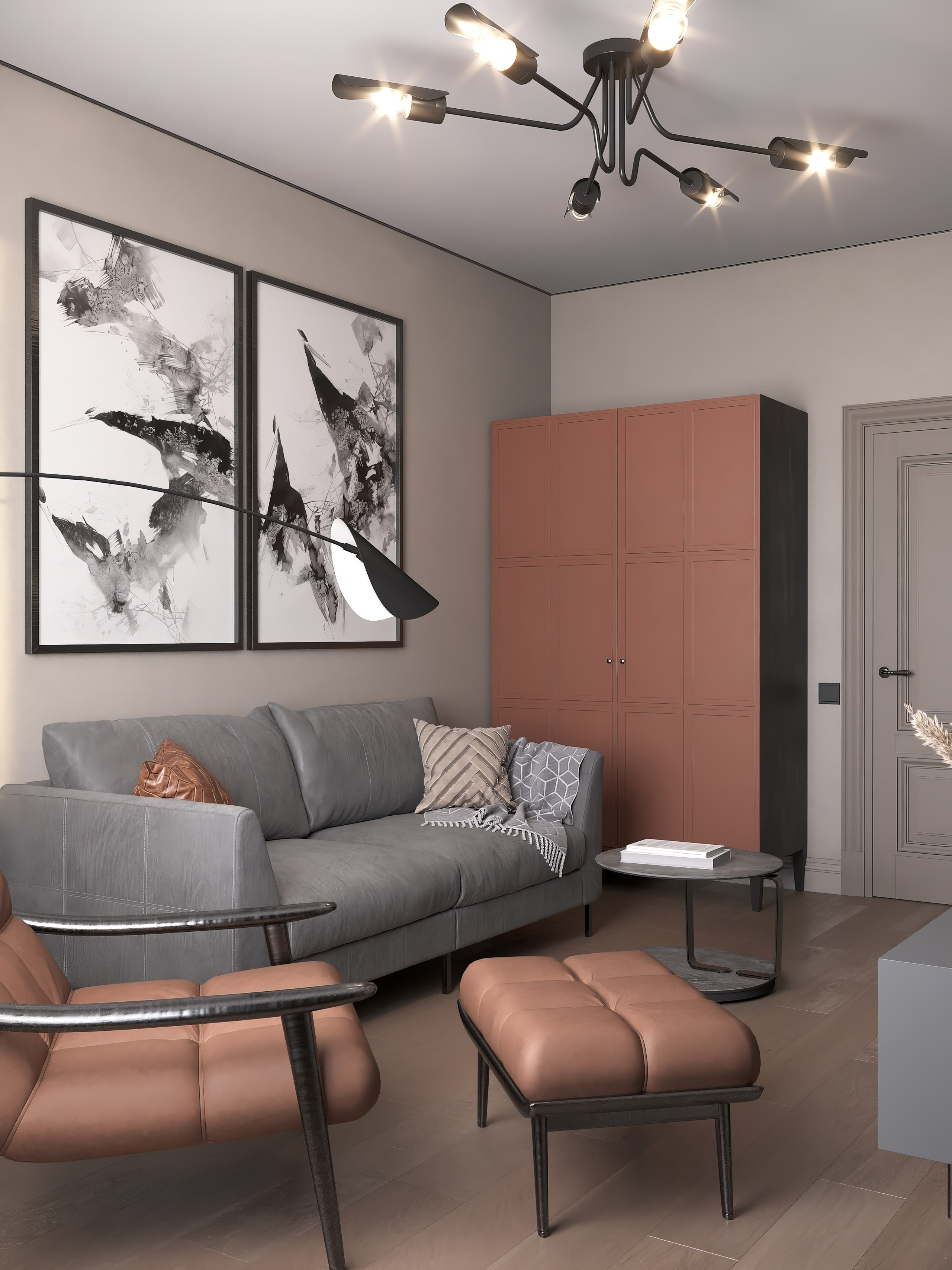 ЖК Ньютон 123 м². БК студия дизайна интерьера