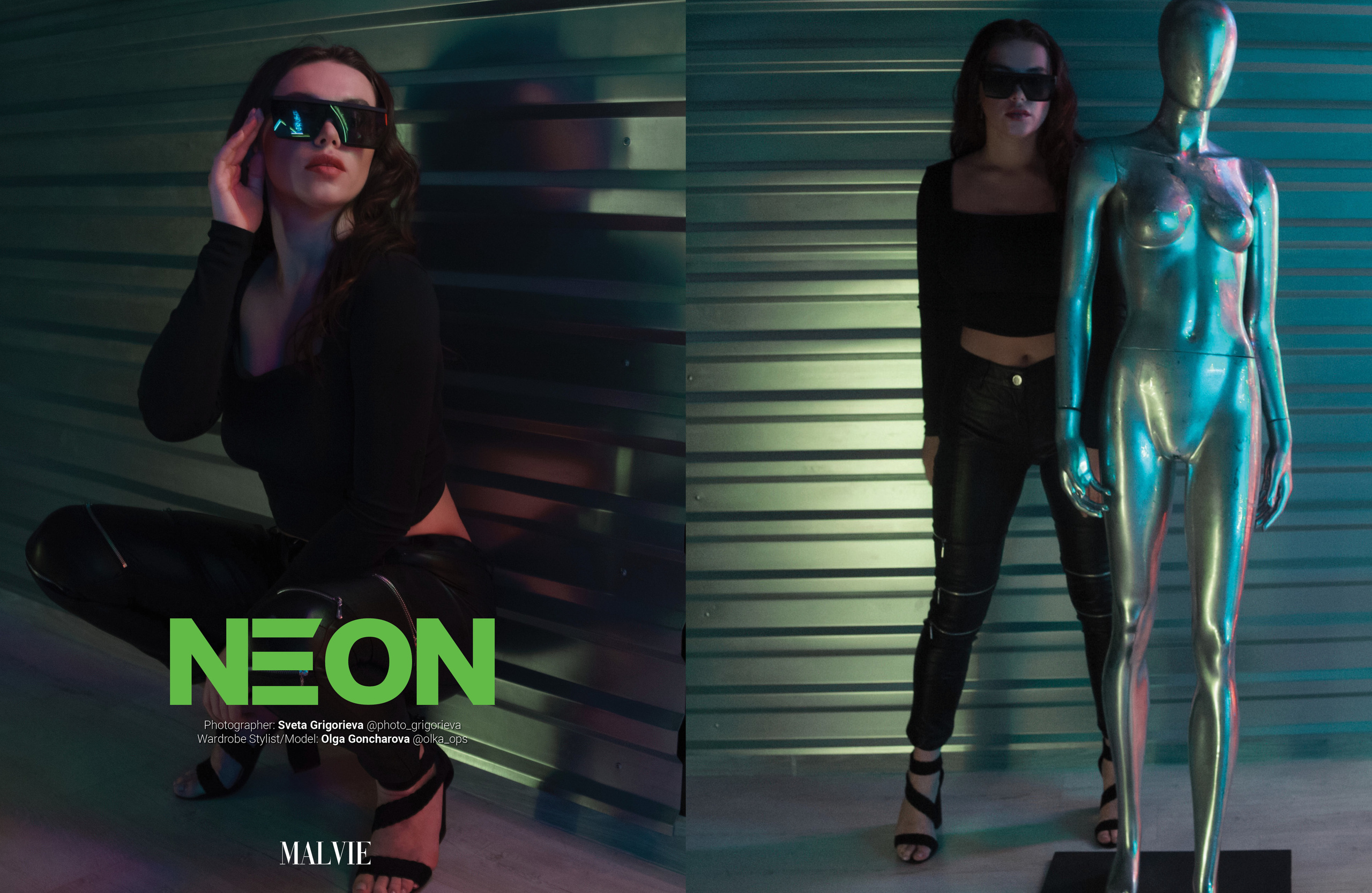 MALVIE Magazine, Neon. Фотограф в Минске Света Григорьева