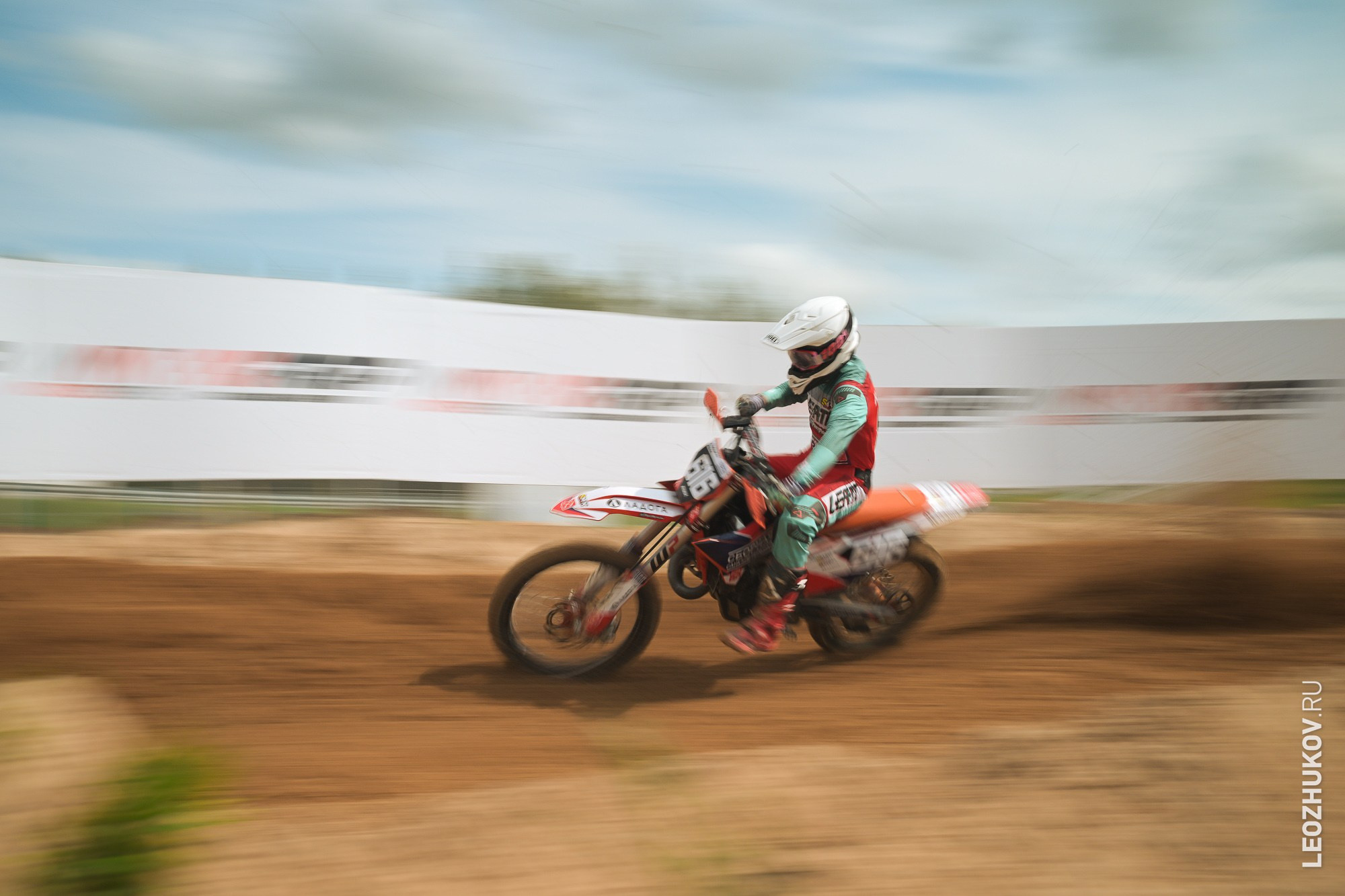 1 round of ММТ RGP russian motocross championships. Sports photographer Leonid Zhukov