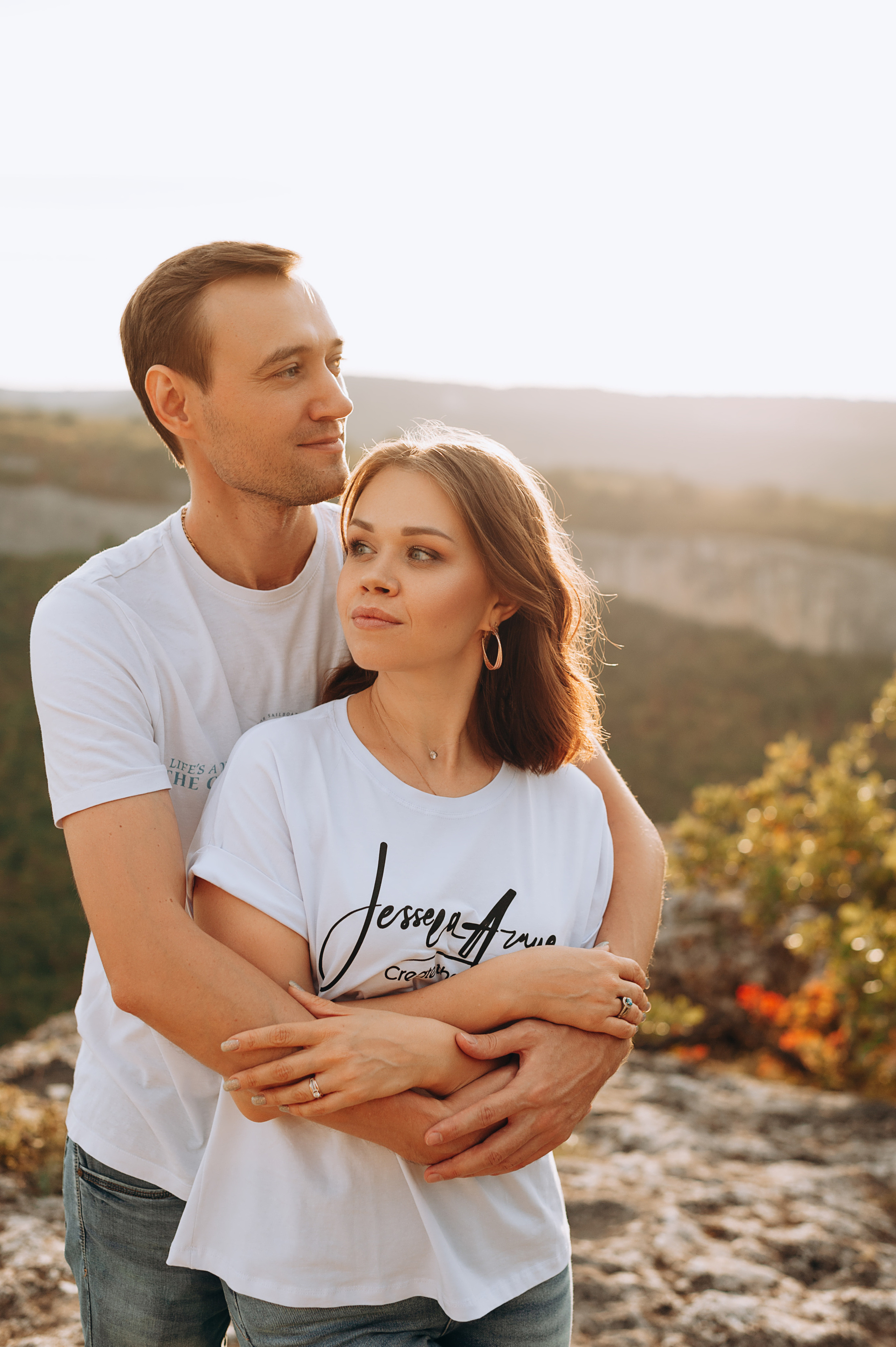 Семейная съемка на закате. Портретный свадебный фотограф Крым | Евгения Щитенко