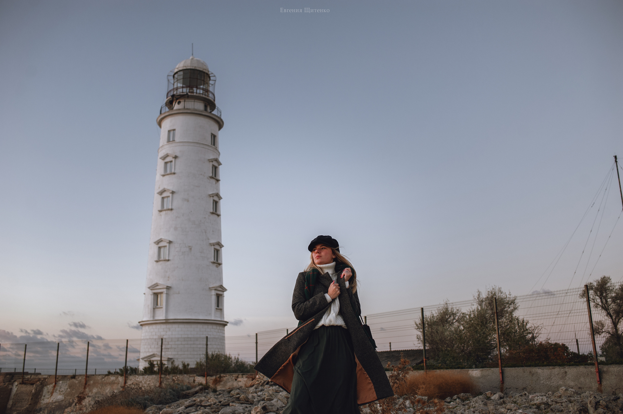 Индивидуальная съемка на маяке. Портретный свадебный фотограф Крым | Евгения Щитенко