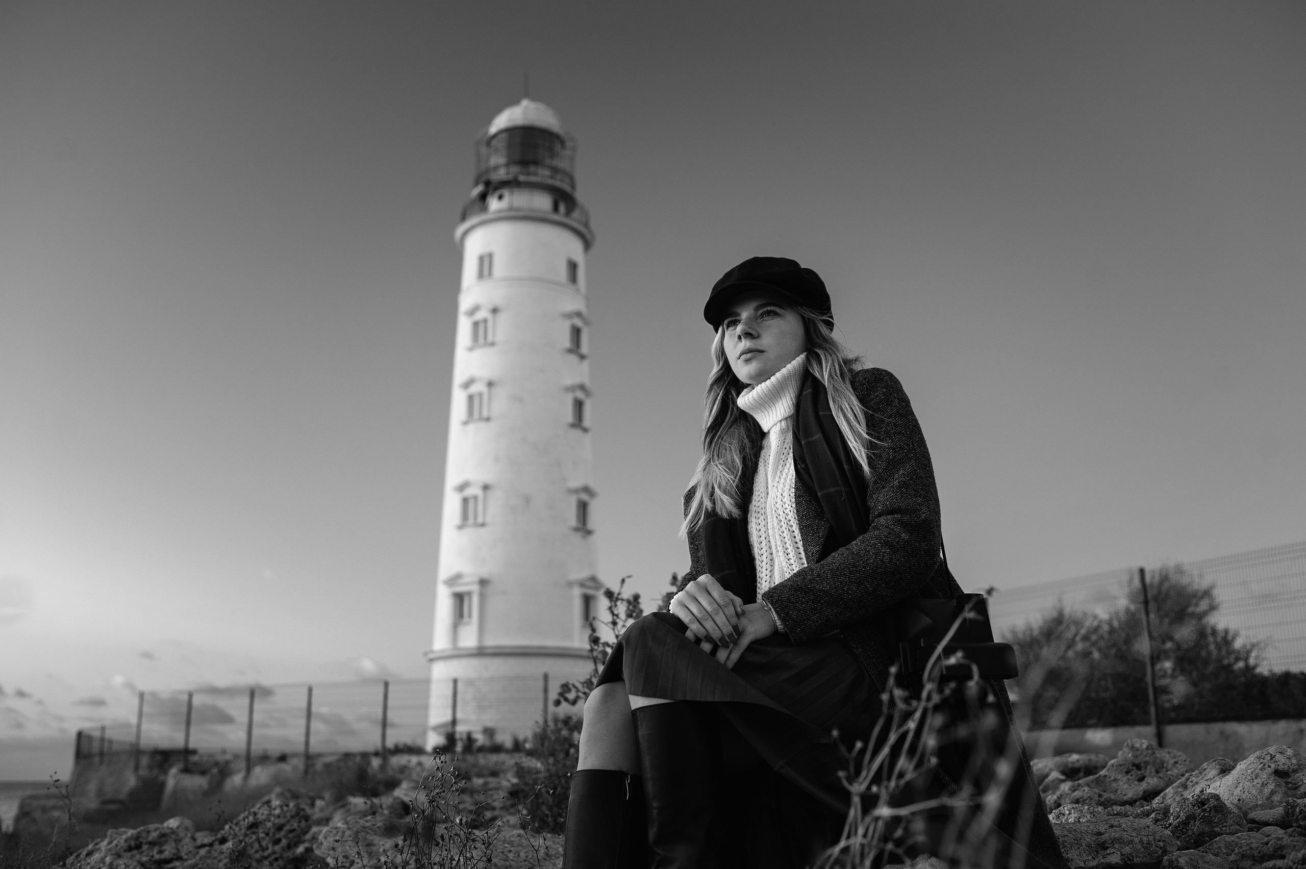 Индивидуальная съемка на маяке. Портретный свадебный фотограф Крым | Евгения Щитенко