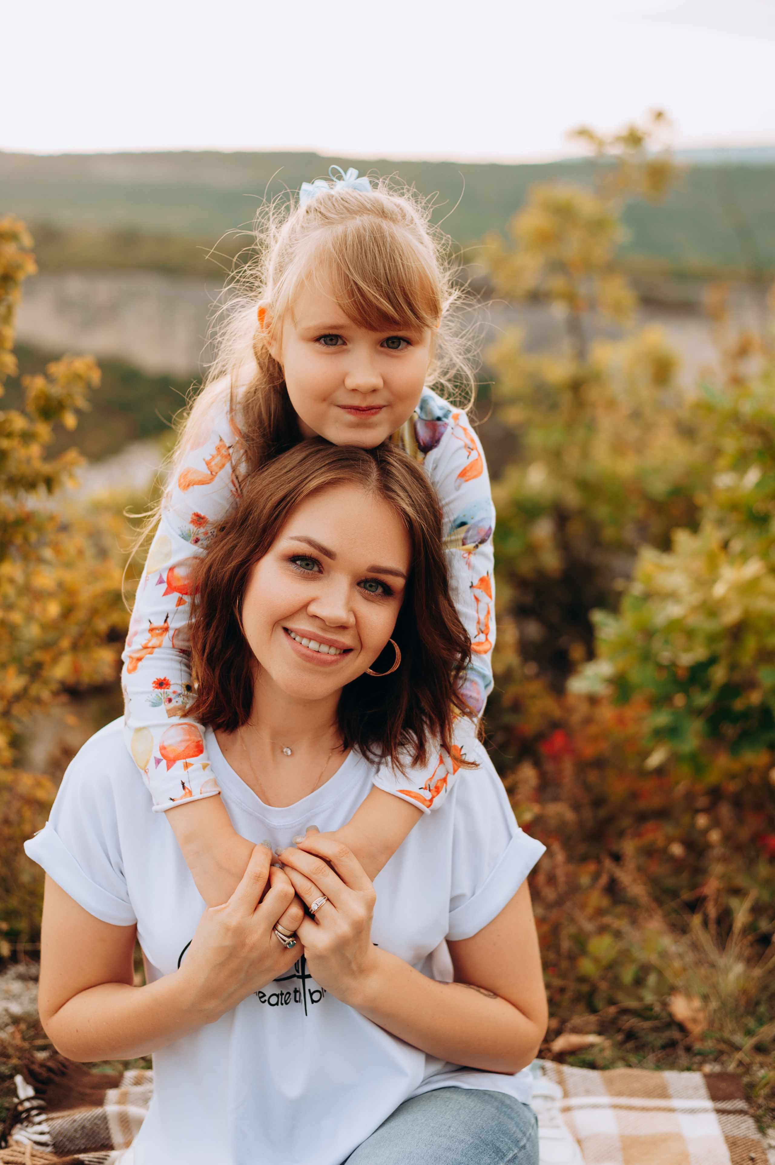Семейная съемка на закате. Портретный свадебный фотограф Крым | Евгения Щитенко