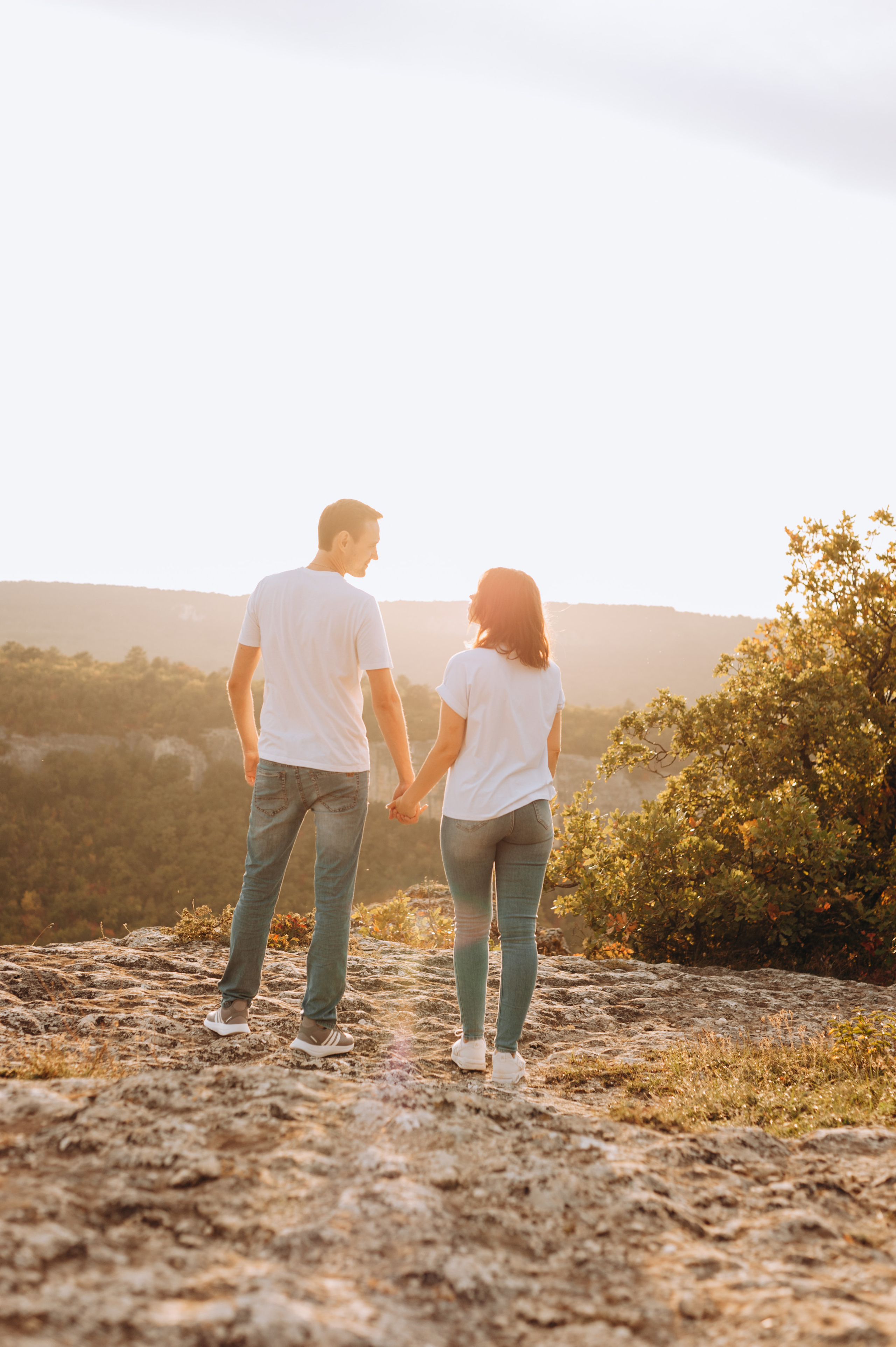 Семейная съемка на закате. Портретный свадебный фотограф Крым | Евгения Щитенко