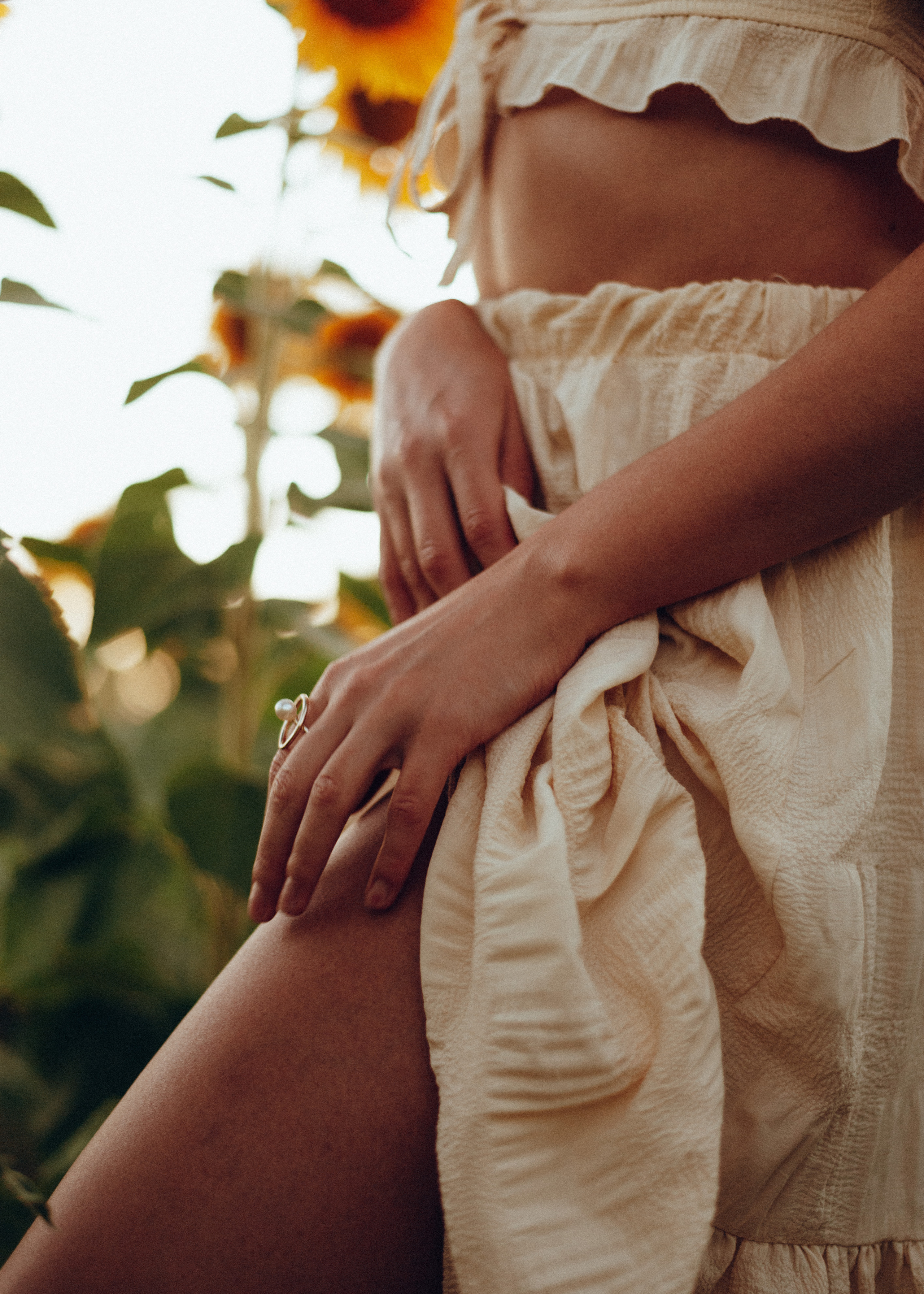 Съемка в подсолнухах. Портретный свадебный фотограф Крым | Евгения Щитенко