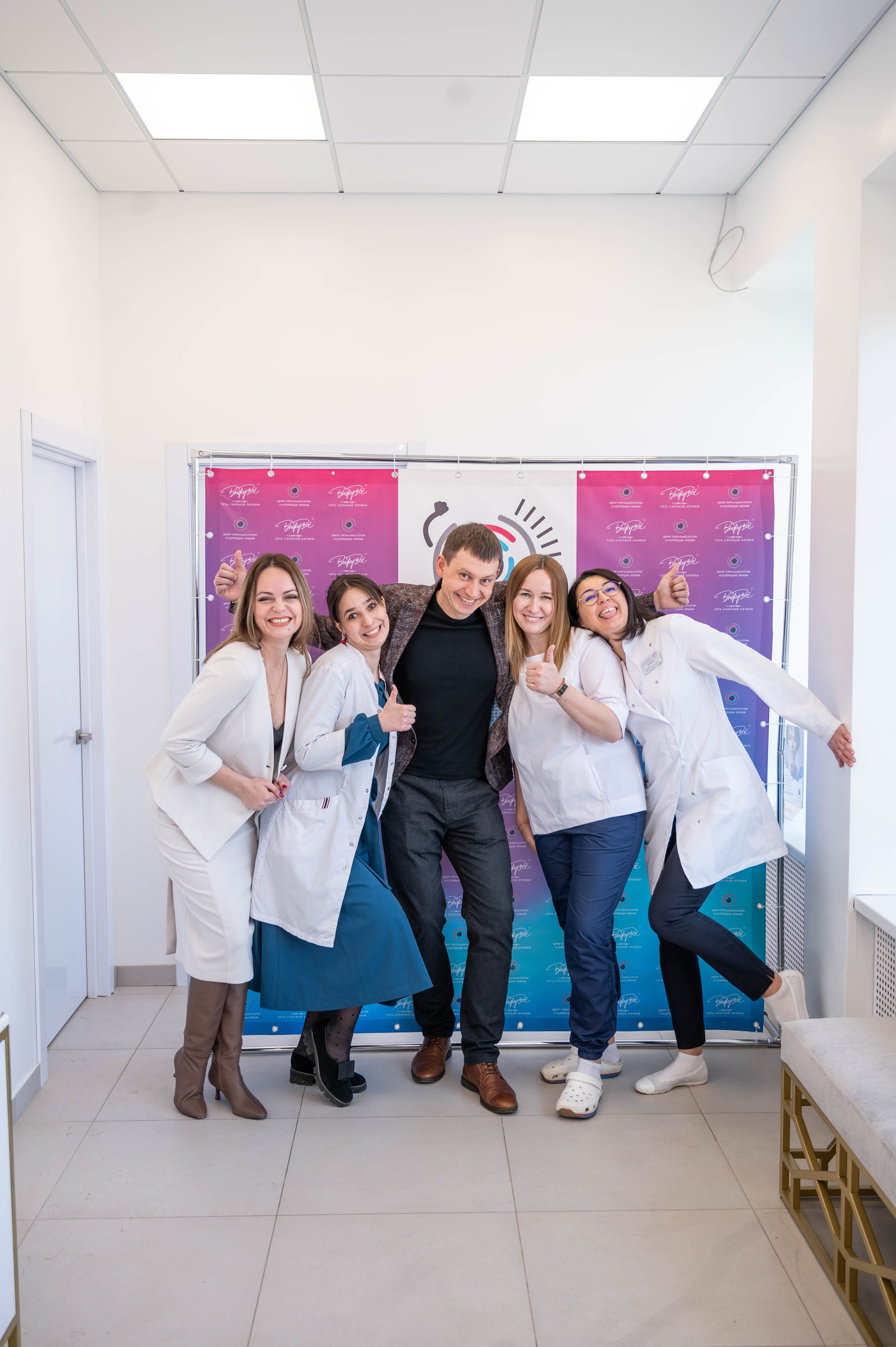 Съёмка открытия оптики