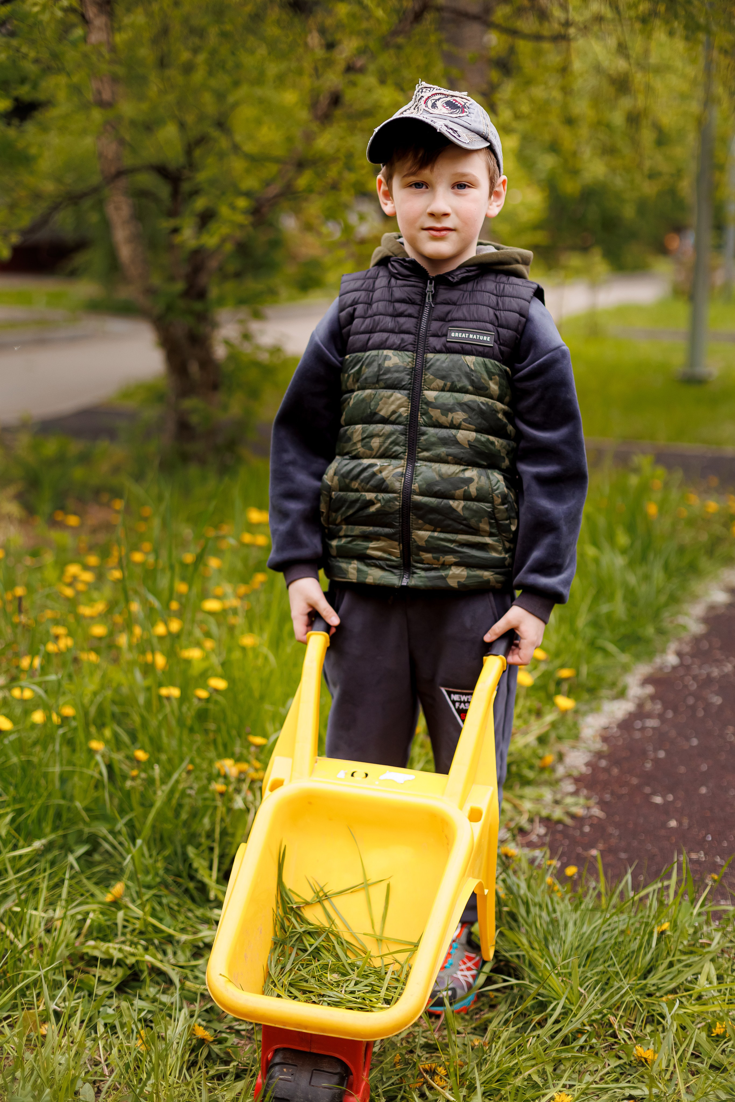 День в саду. Семейный и детский фотограф Комина Елена, Власиха, Одинцово