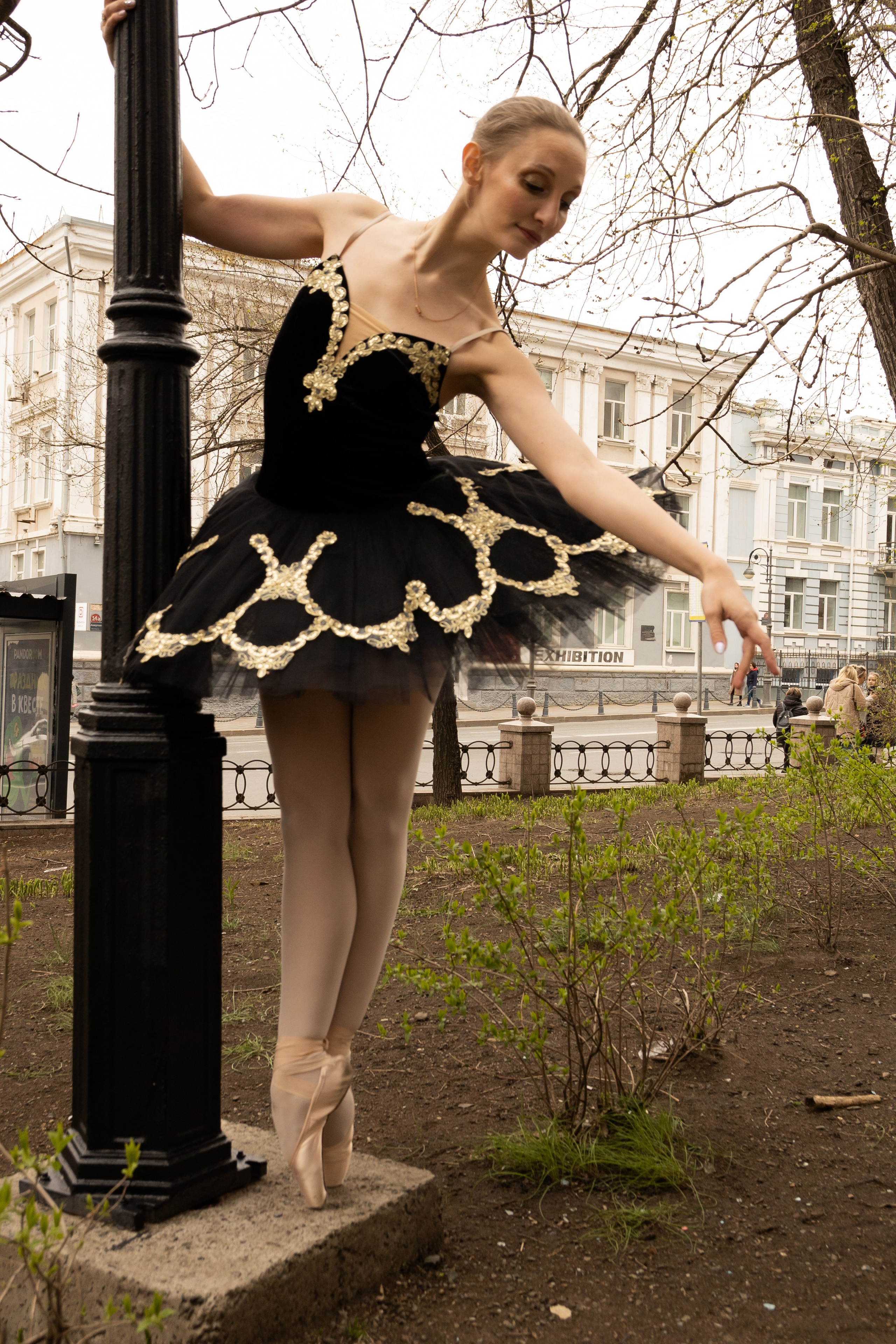 Балерина в городе. Фотограф Владивосток