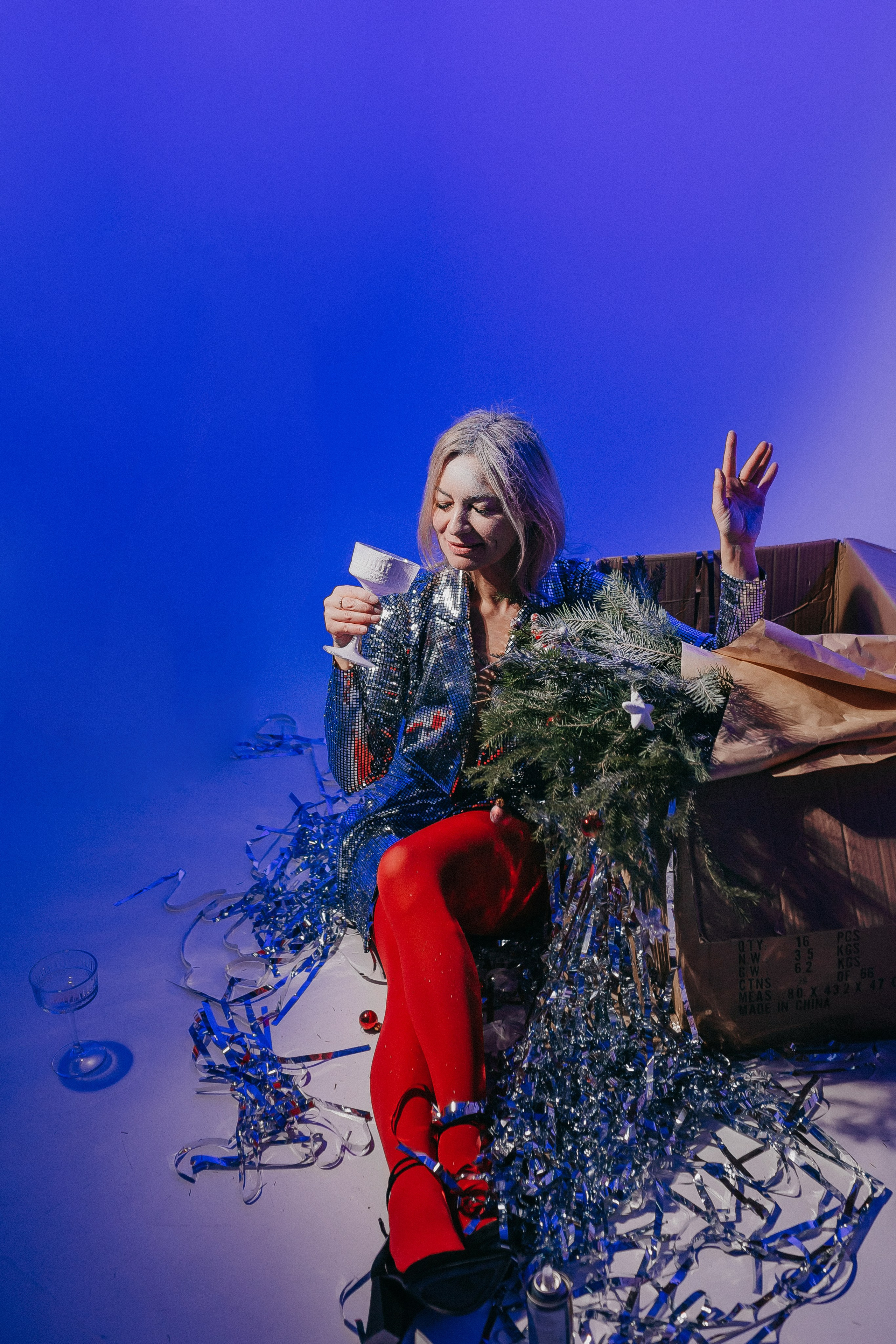 Лена. Что-то на новогоднем. Семейный фотограф в Сургуте