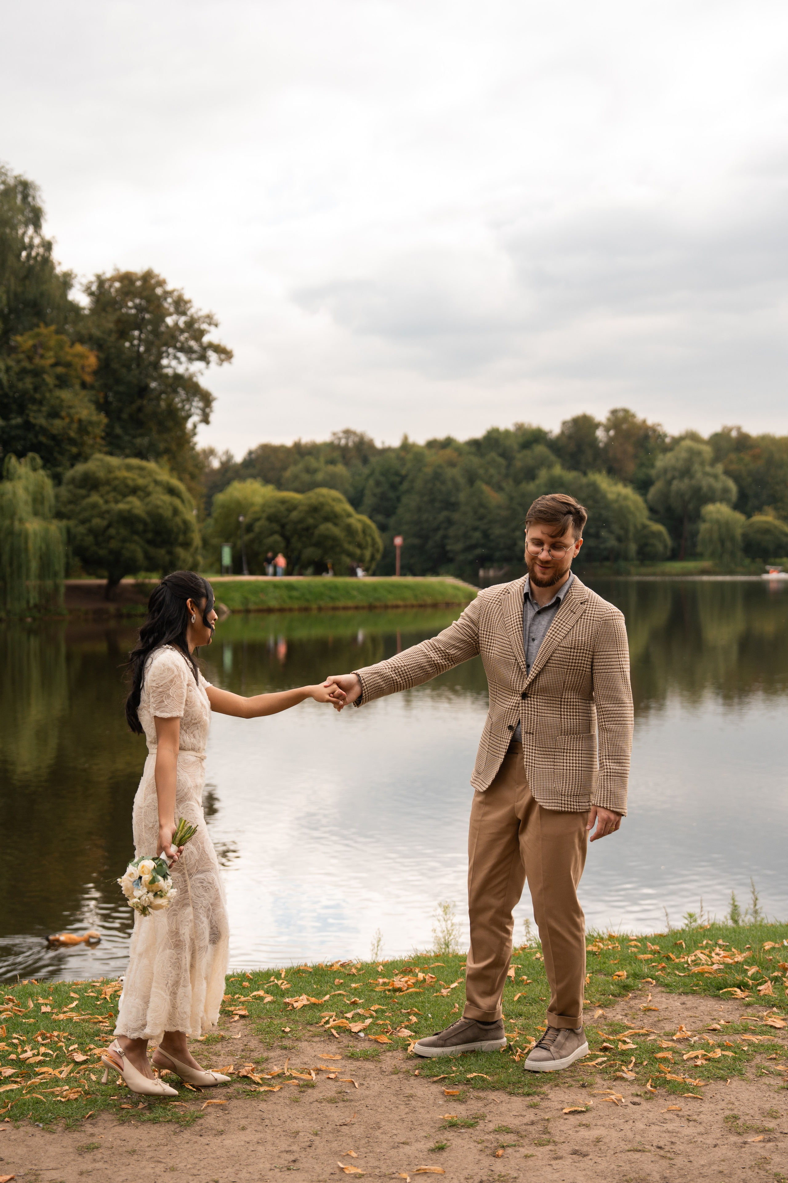 Максим и Харша, Царицыно. Свадебный фотограф в Москве Анна Полушина