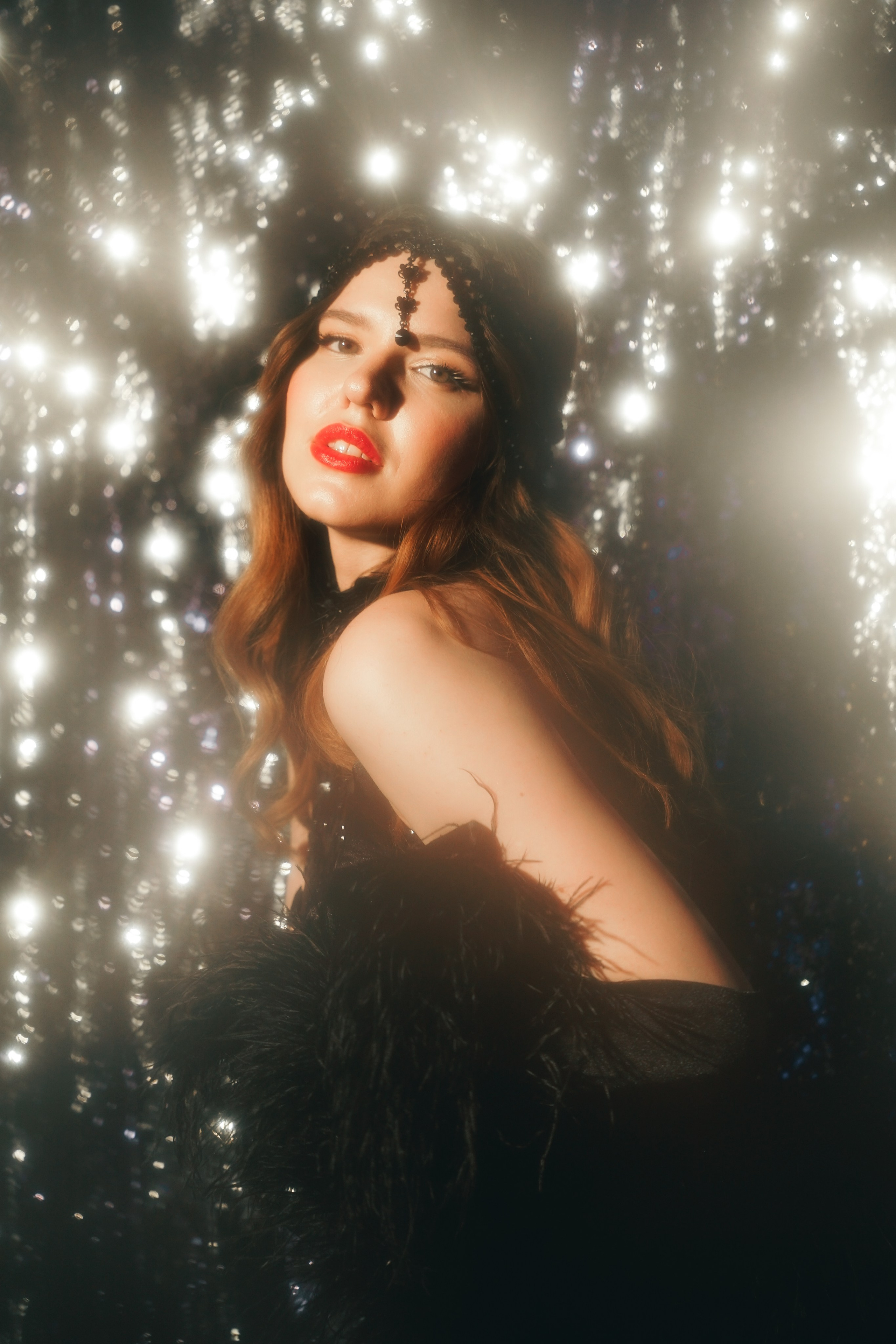 Женская фотосессия в гламурном стиле